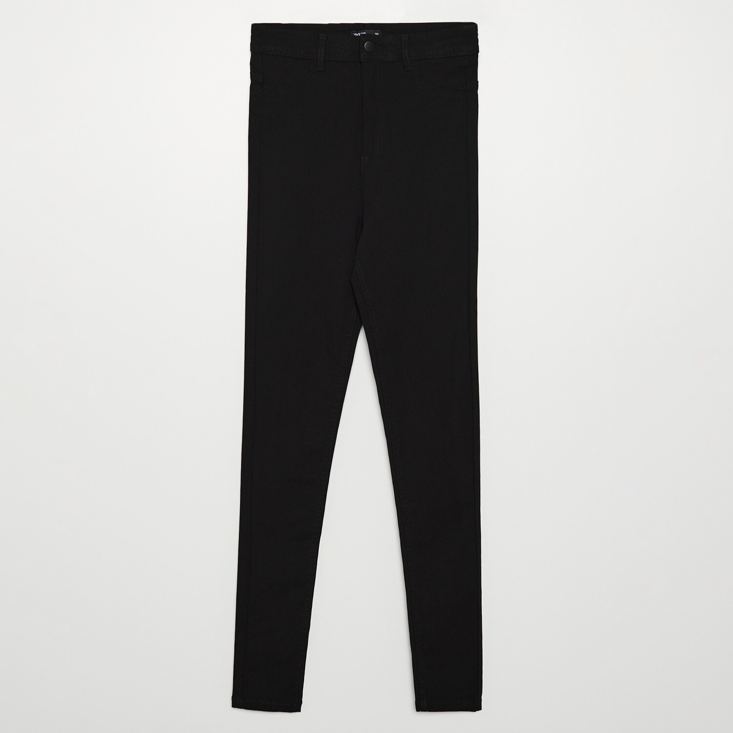 Cropp - Pantaloni mulați, cu talie înaltă - Negru