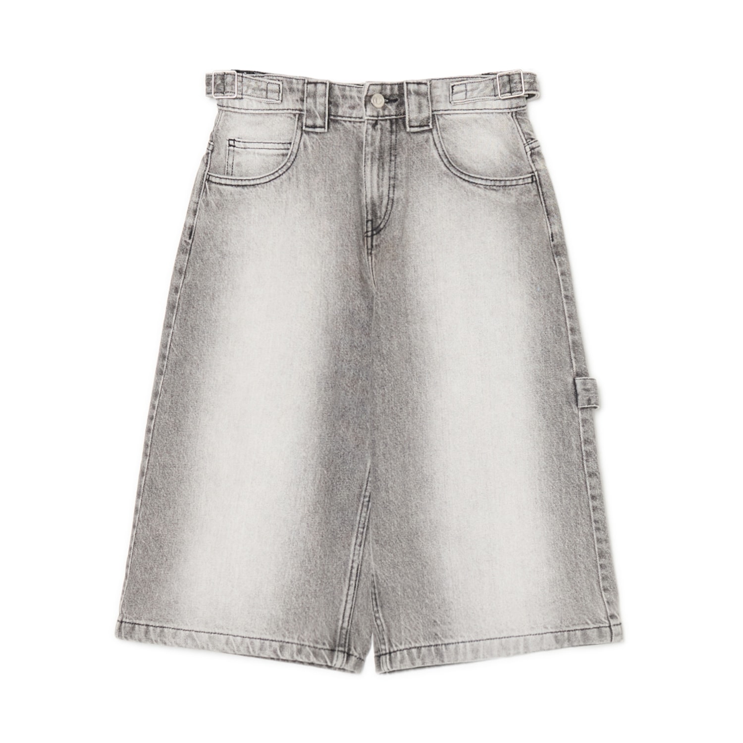 Cropp - Дънкови бермуд - Светло сиво