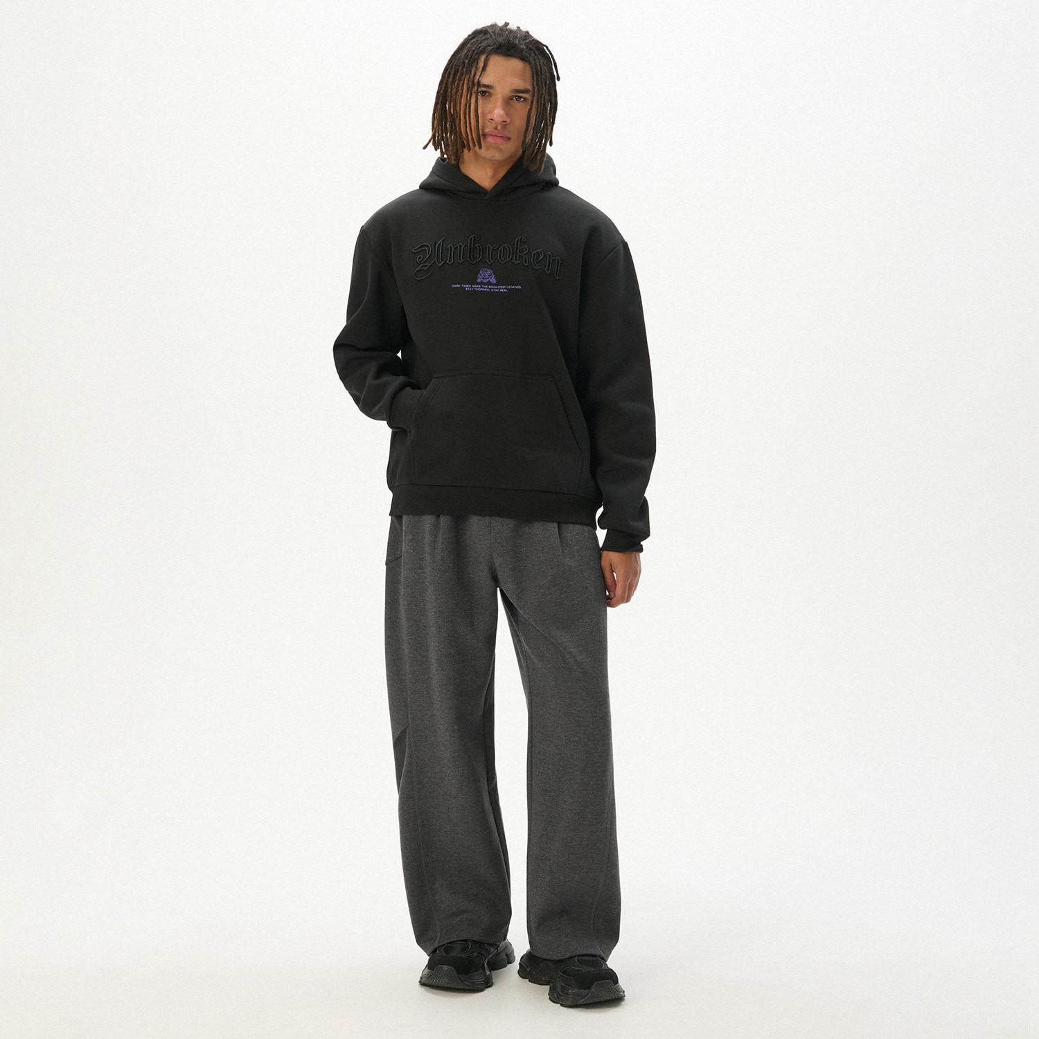 Cropp - Baggy панталони - тъмносиво