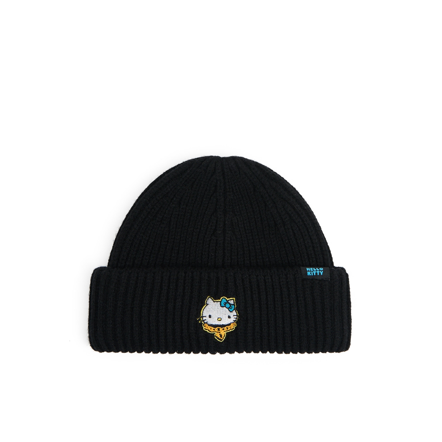Cropp - Шапка beanie с нашивка - черeн