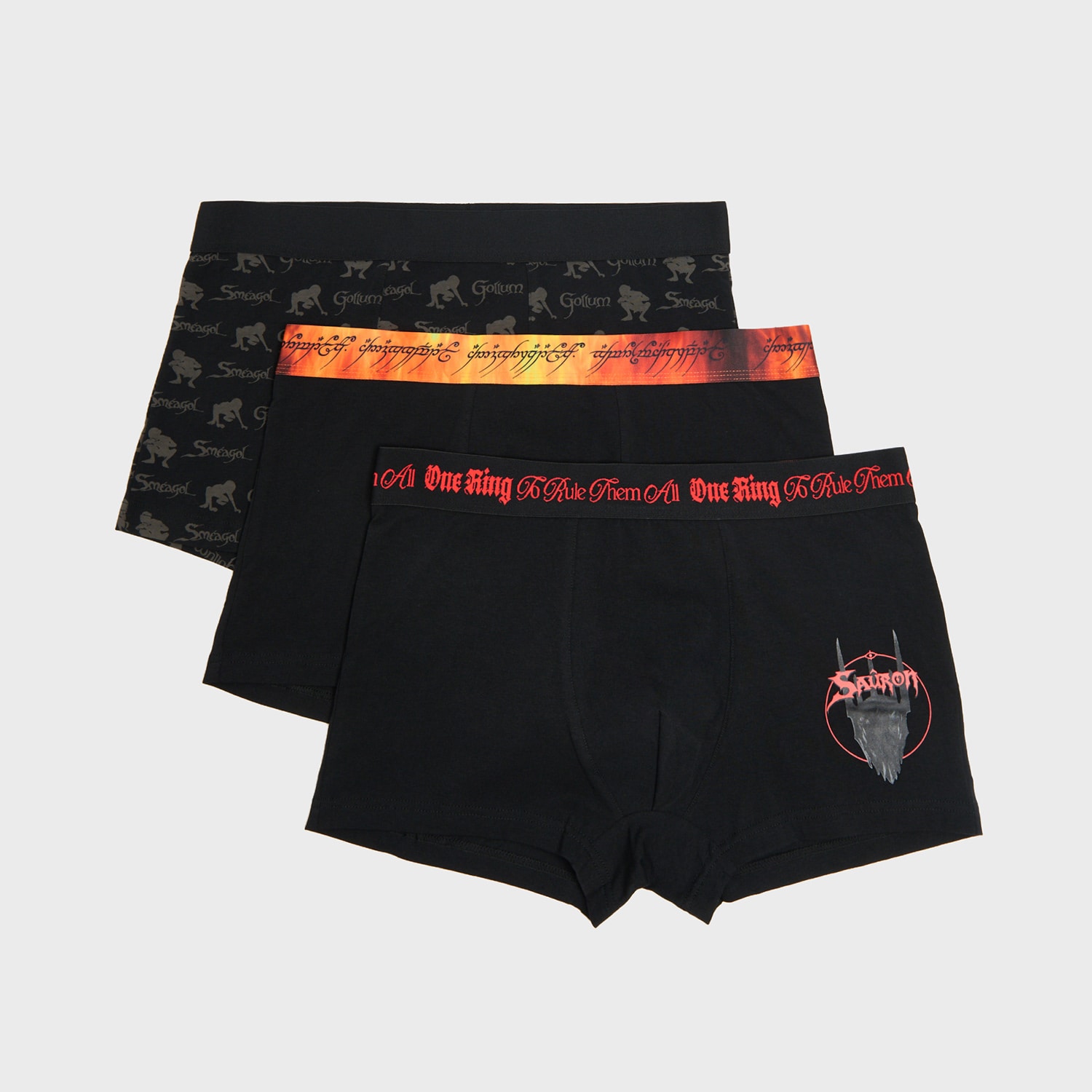 Cropp - 3 броя боксерки The Lord of the Rings - черeн