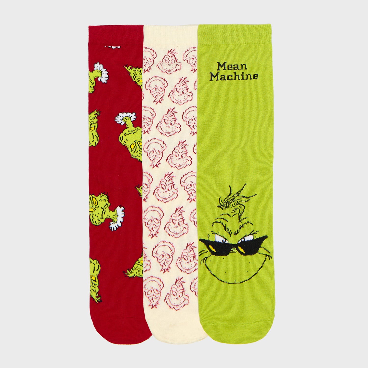Cropp - 3 чифта чорапи Grinch - многоцветен