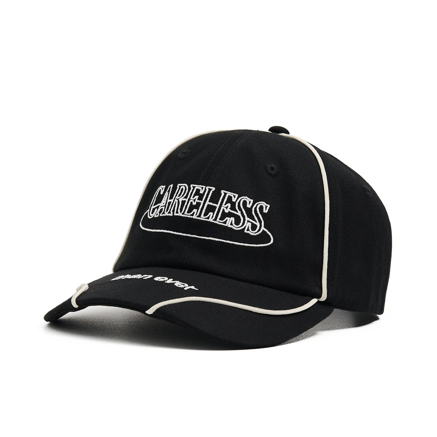 Cropp - Черна шапка с козирка - черeн