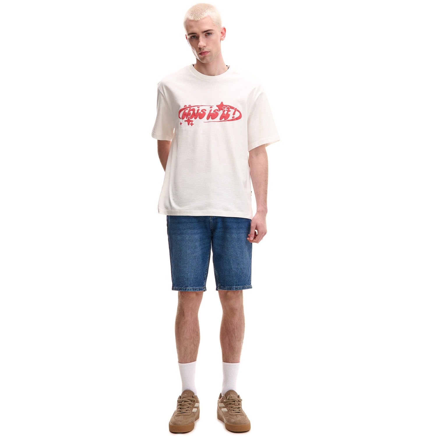 Cropp - Дънкови къси панталони - тъмносин