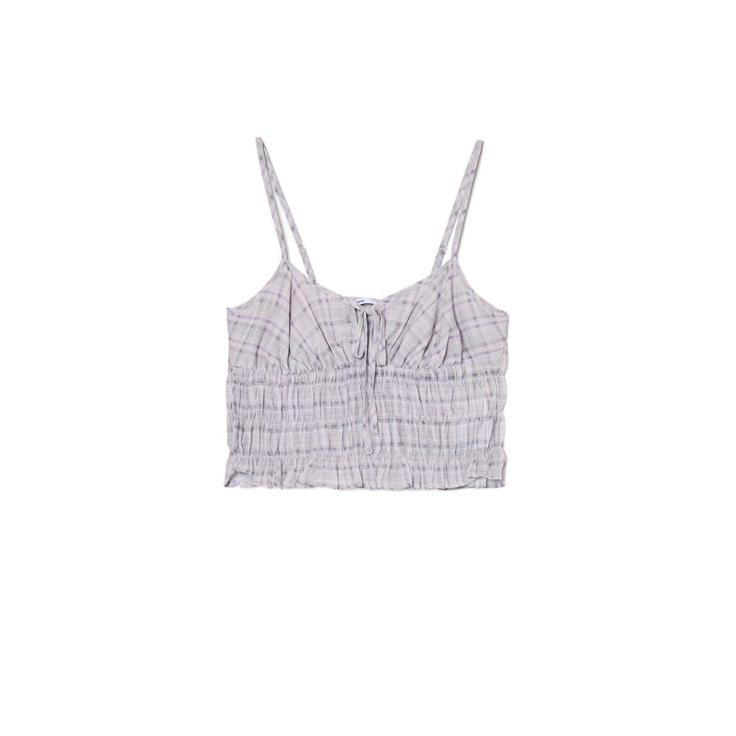 Cropp - Топ с тънки презрамки - бледотюркоазено