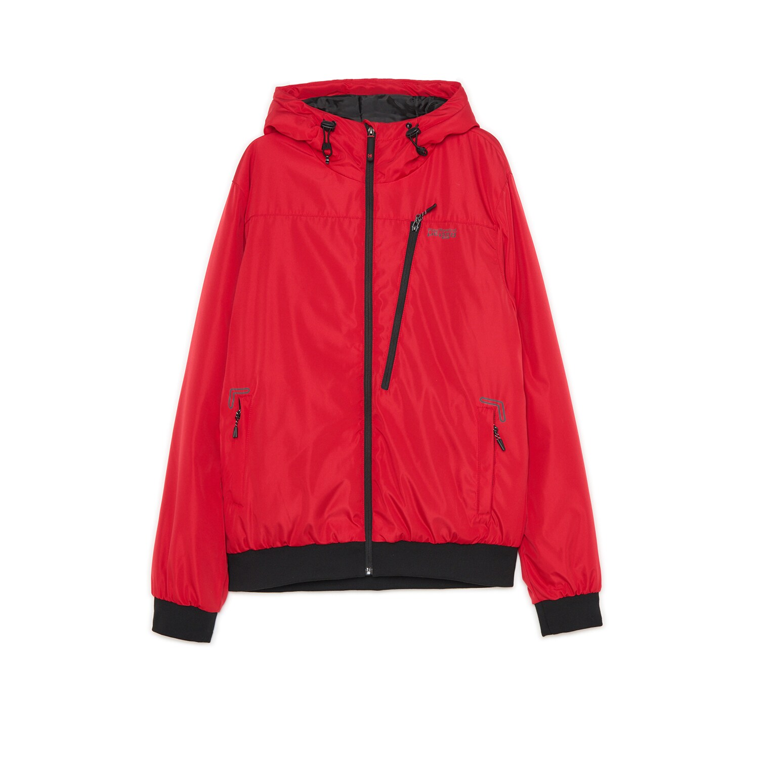 Cropp - Яке с качулка - червeн