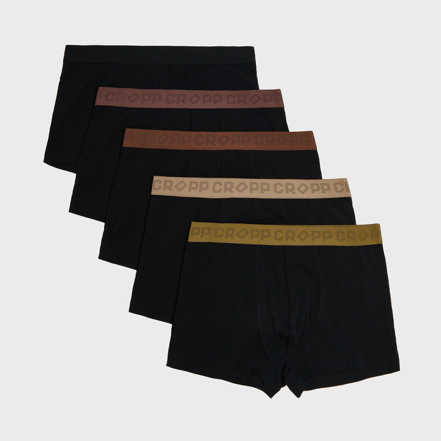 Cropp - 5 броя боксерки basic - черeн