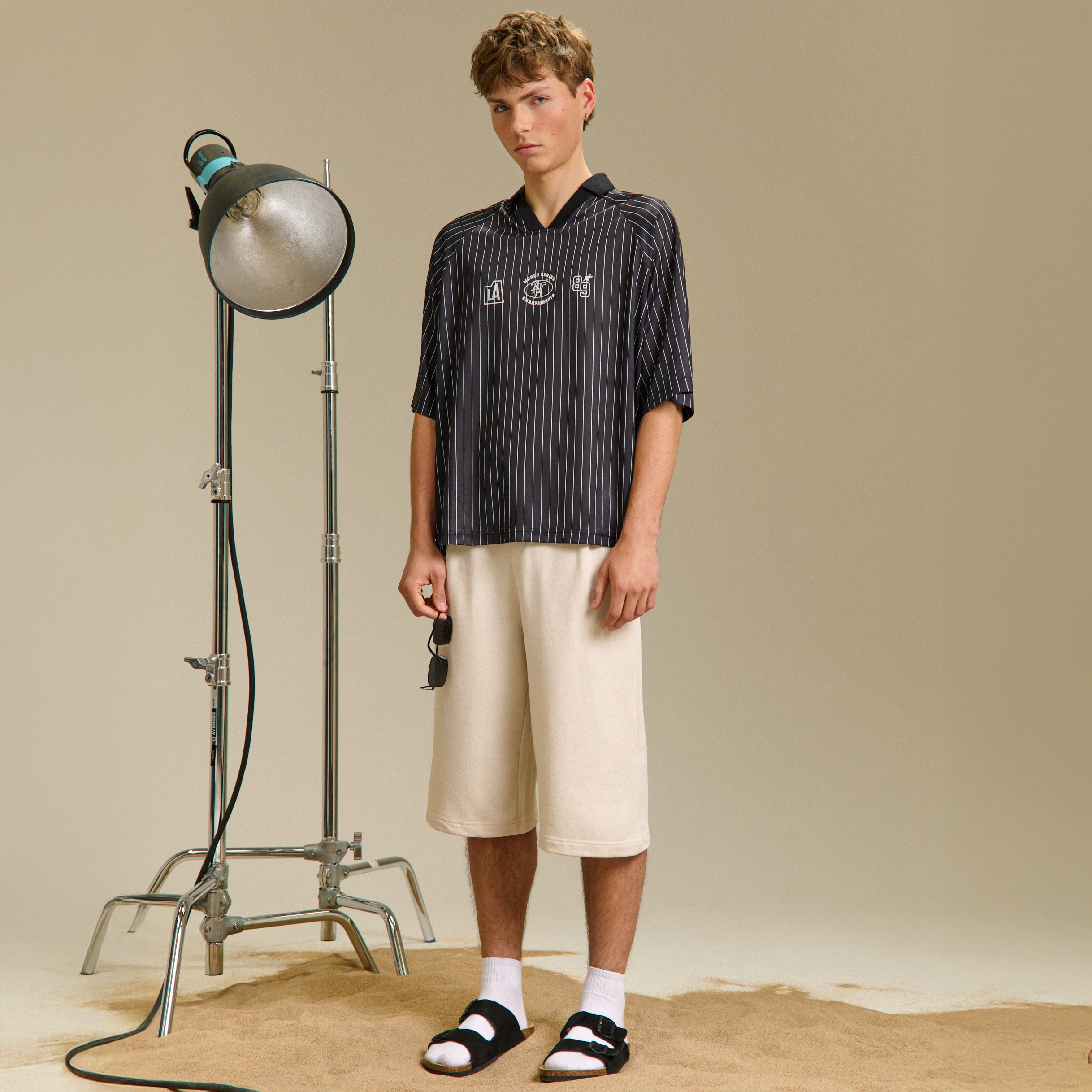 Cropp - Изчистени къси панталони - телесен цвят