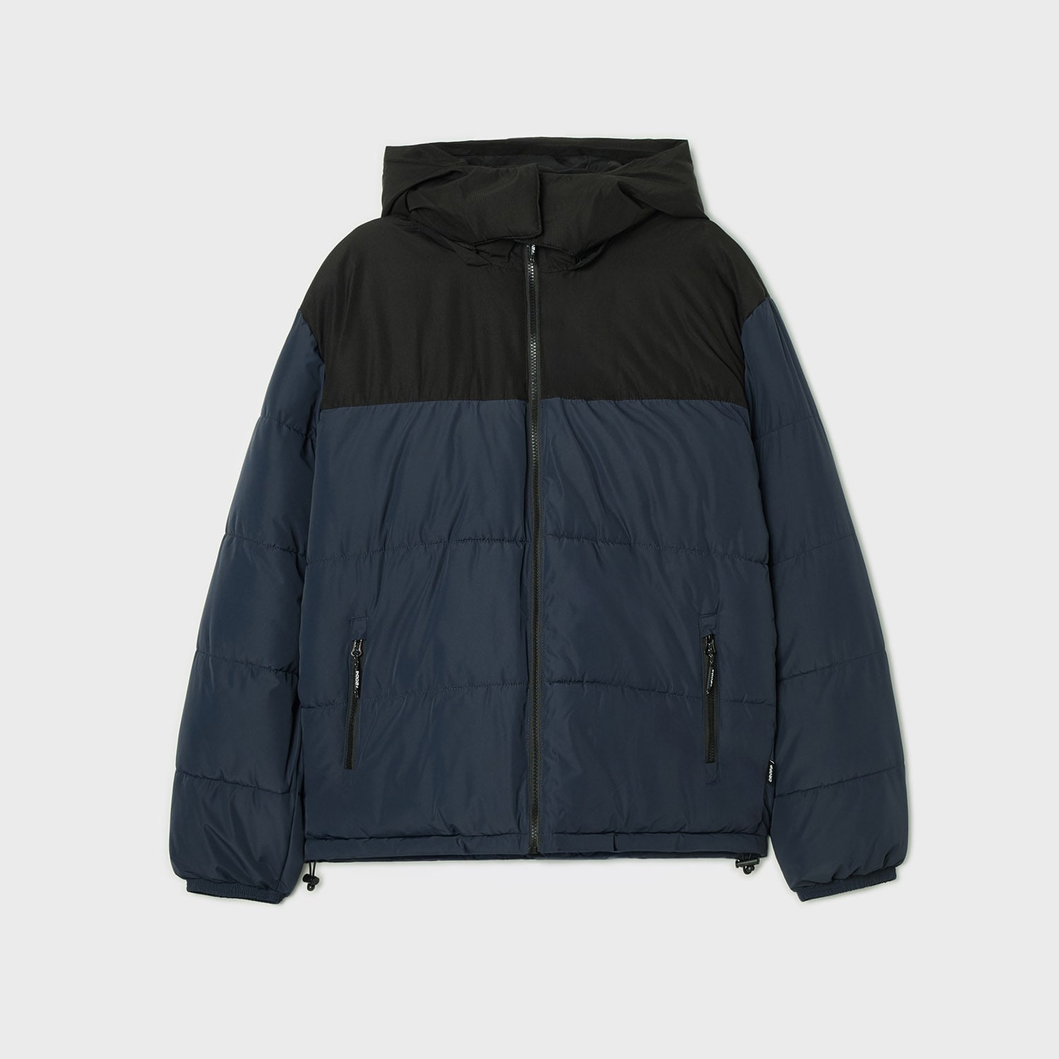 Cropp - Капитонирано яке puffer с качулка - тъмносин