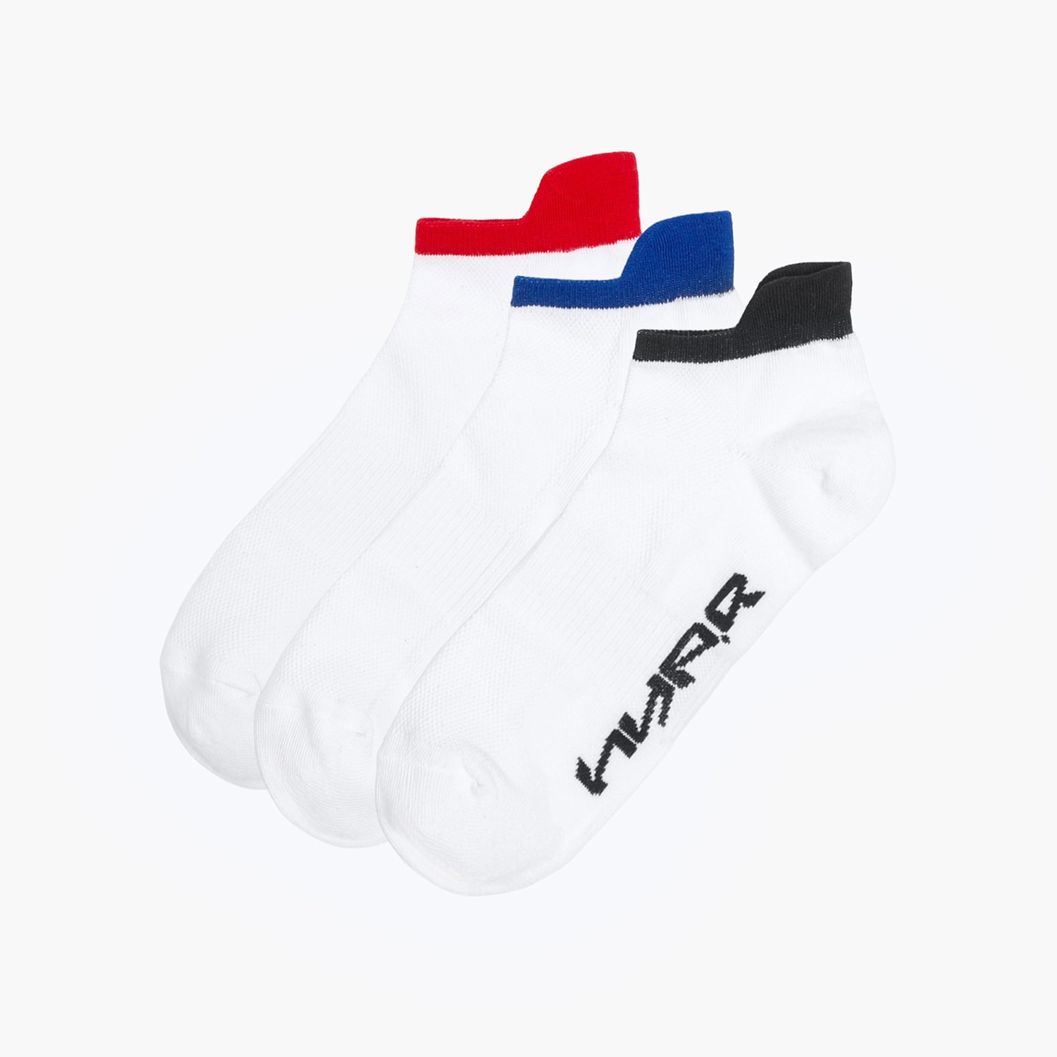 Cropp - Чорапи с шарка, 3 чифта - бял