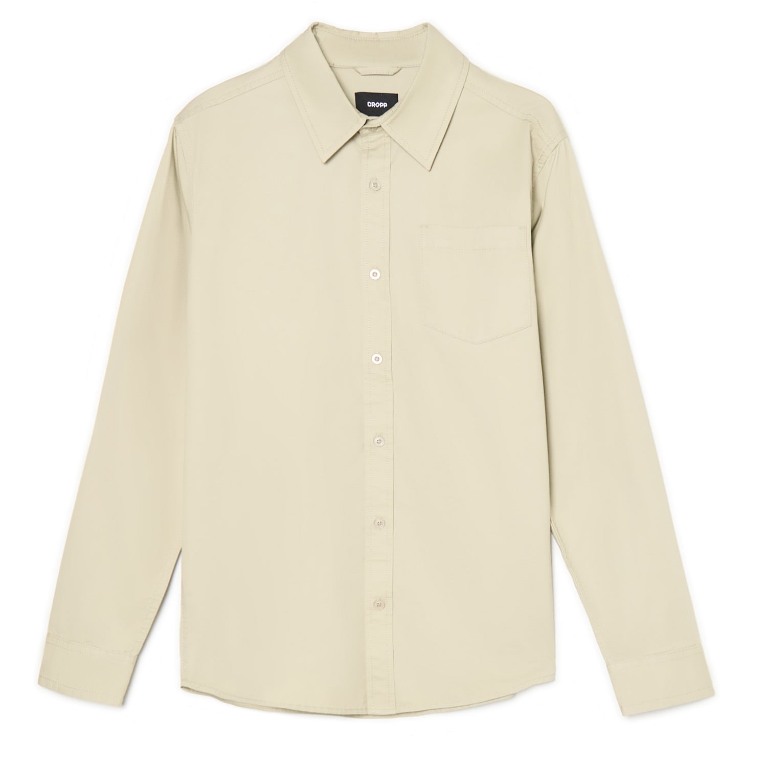 Cropp - Изчистена риза - Светло сиво