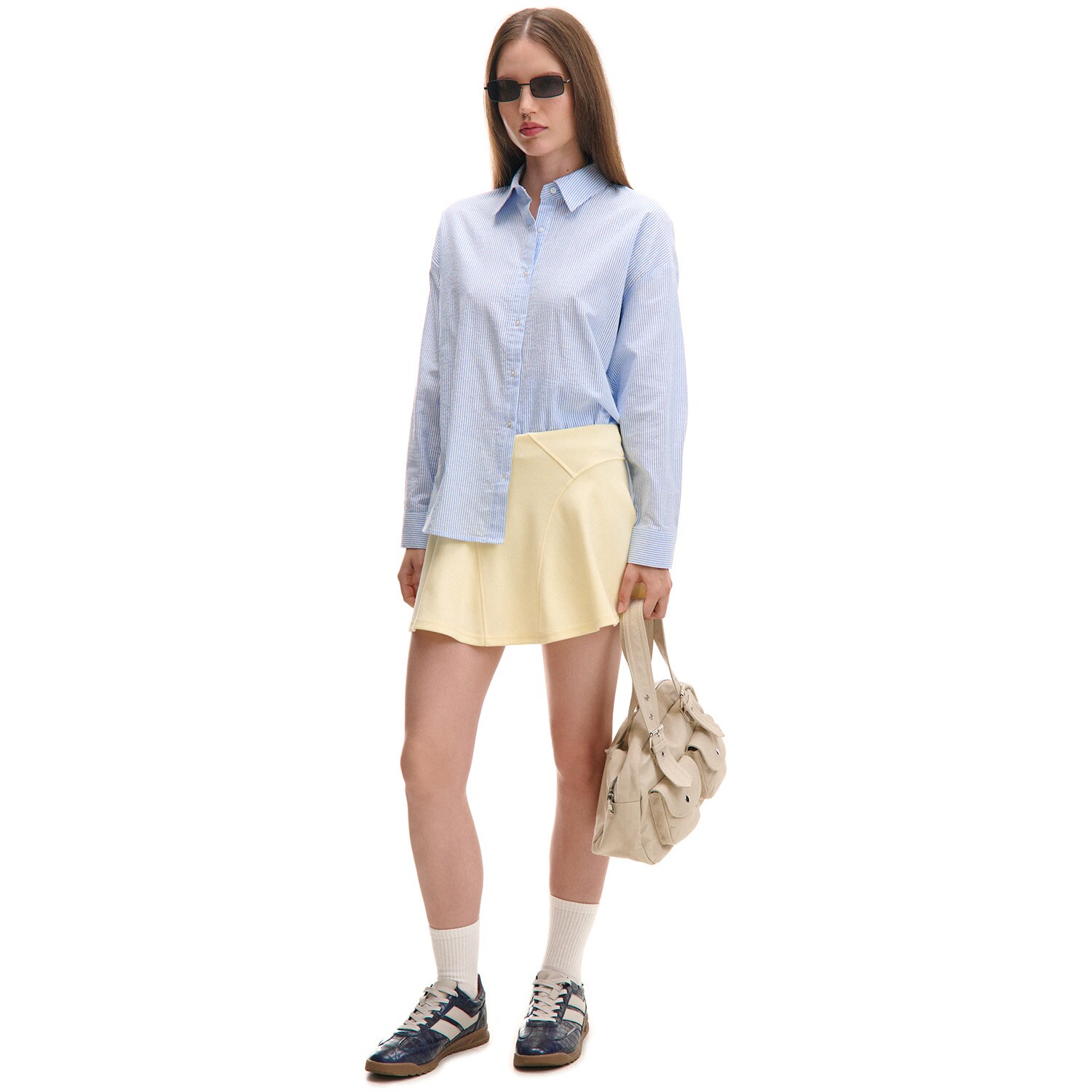 Cropp - Поли-шорти - кремаво