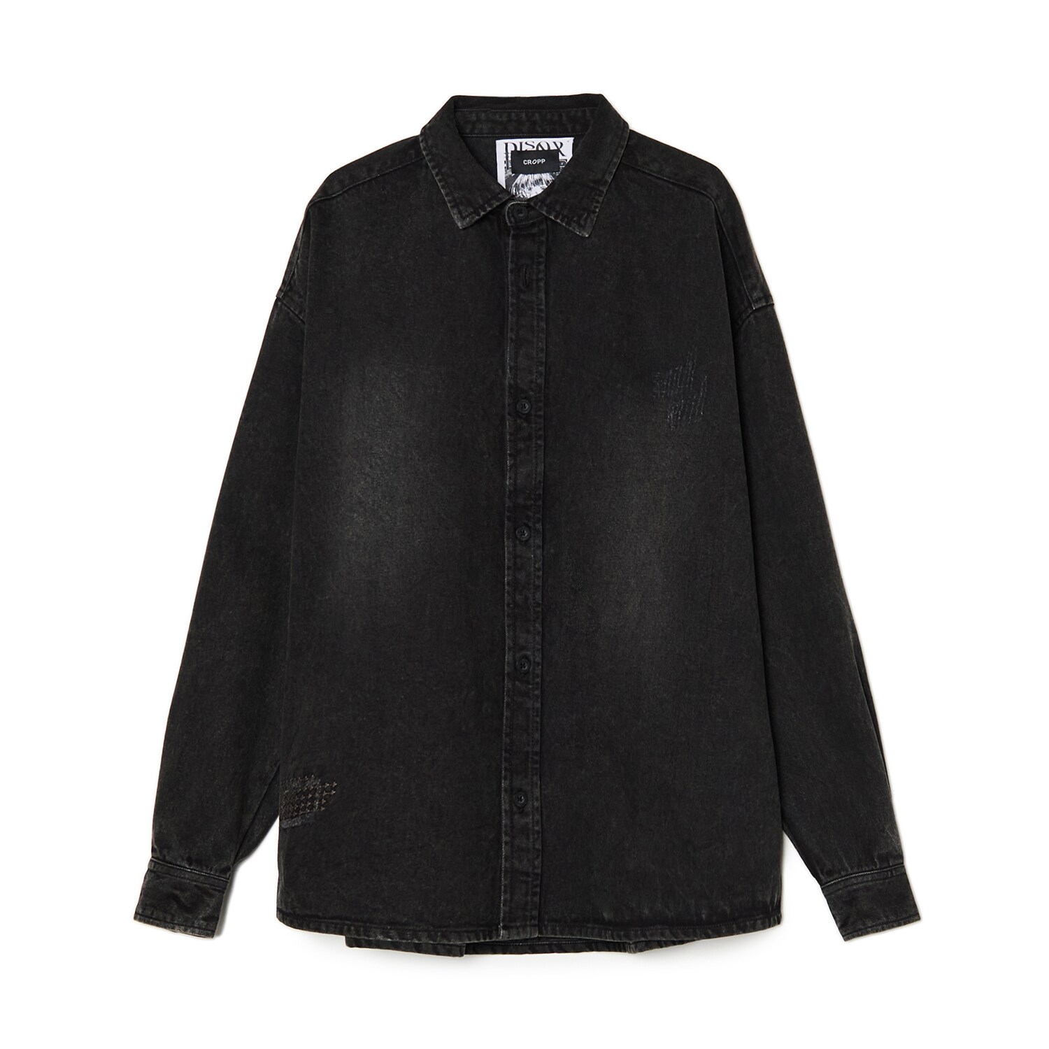 Cropp - Дънкова риза - черeн