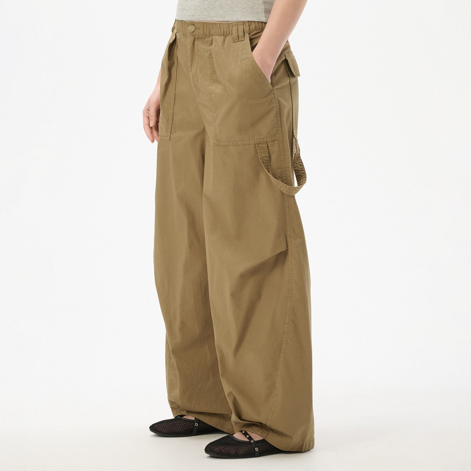 Cropp - Baggy панталони - бежово