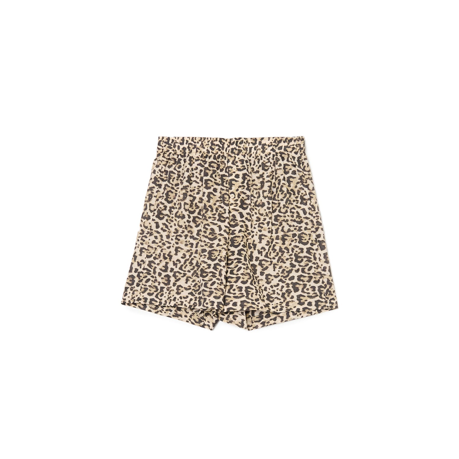 Cropp - Къси панталонки с щампа - бежово