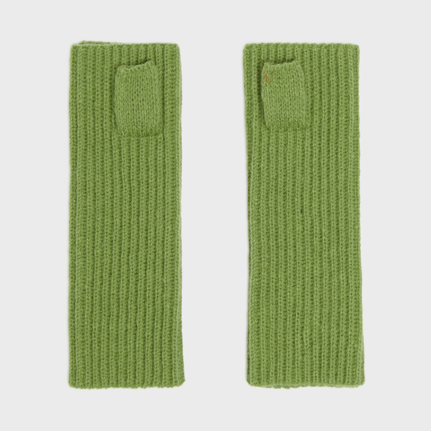 Cropp - LADIES` MITTENS - жълтозелено