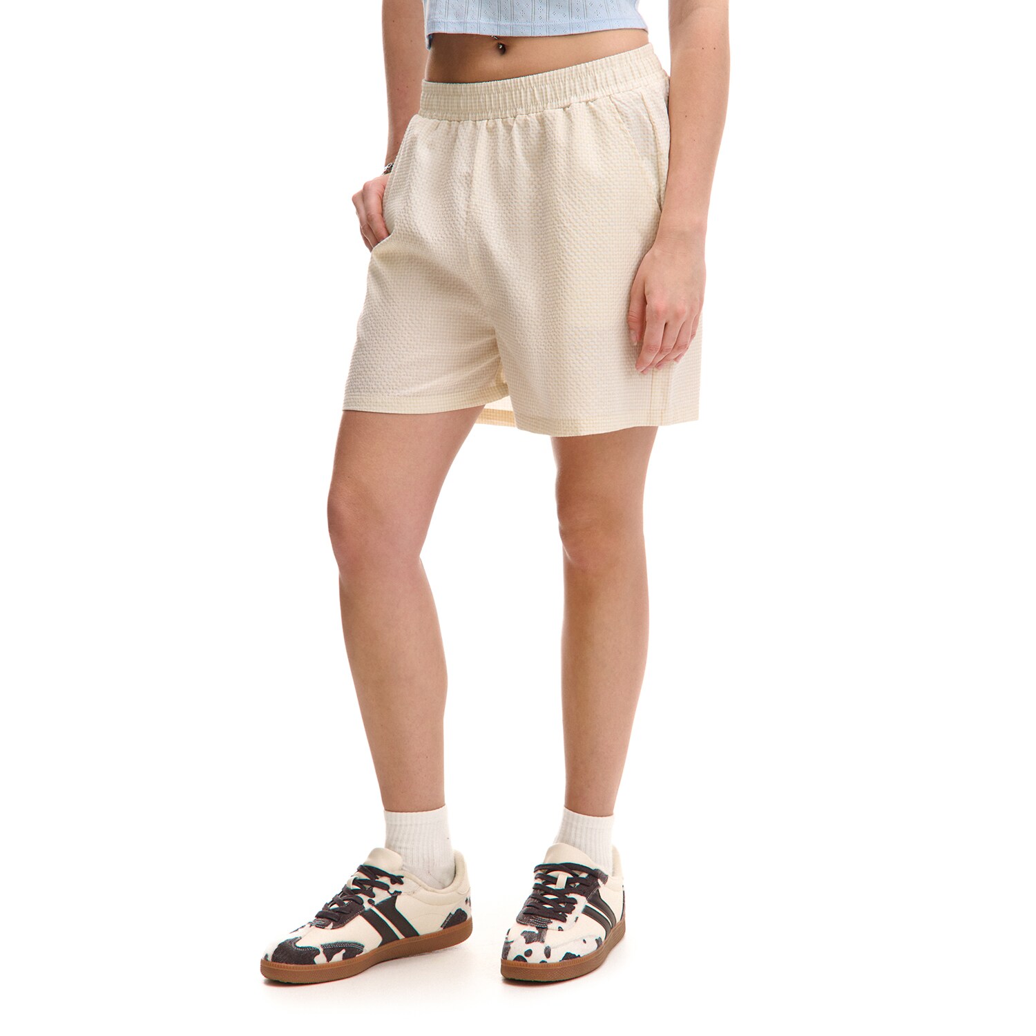 Cropp - Къси панталонки - телесен цвят