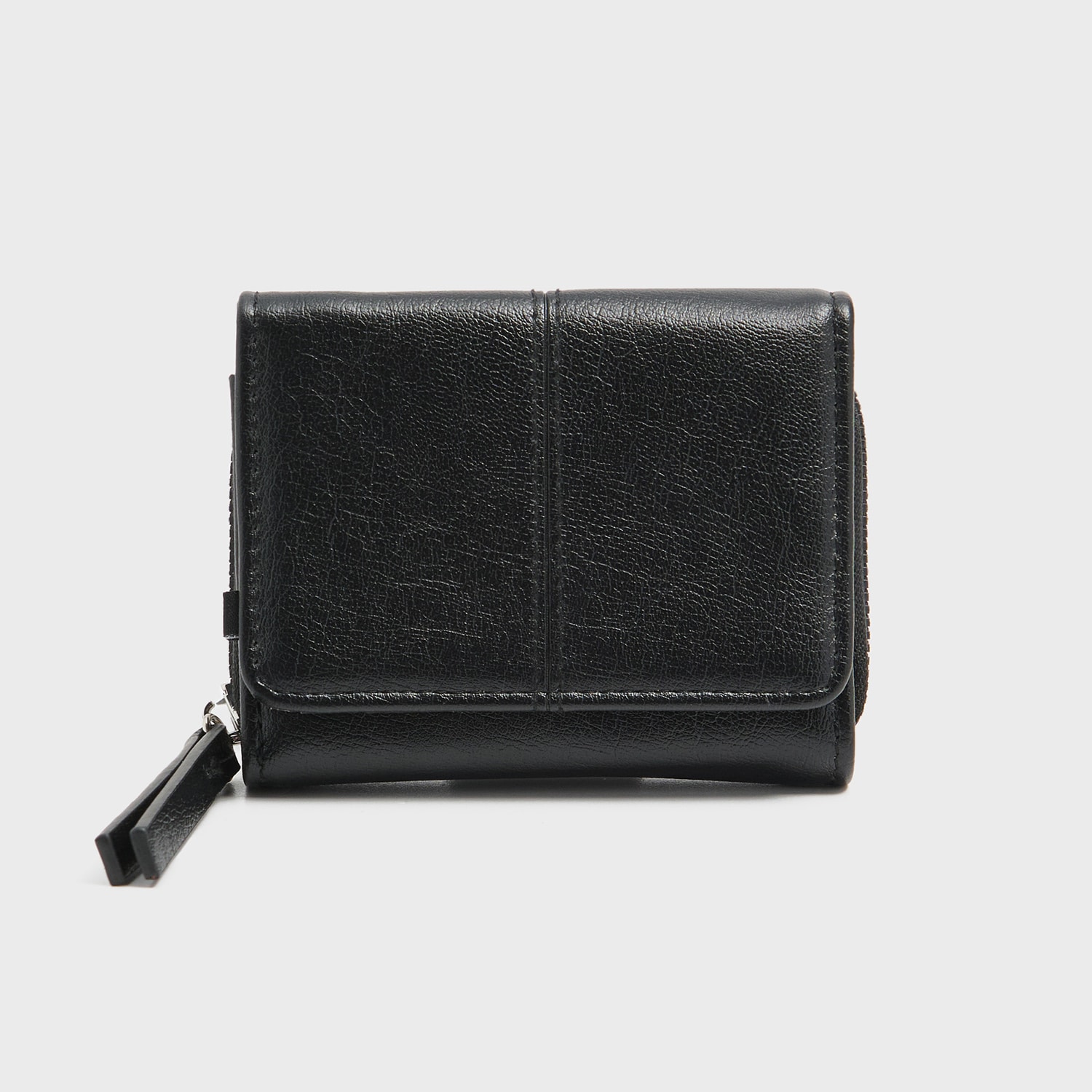 Cropp - Малък черен портфейл - черeн