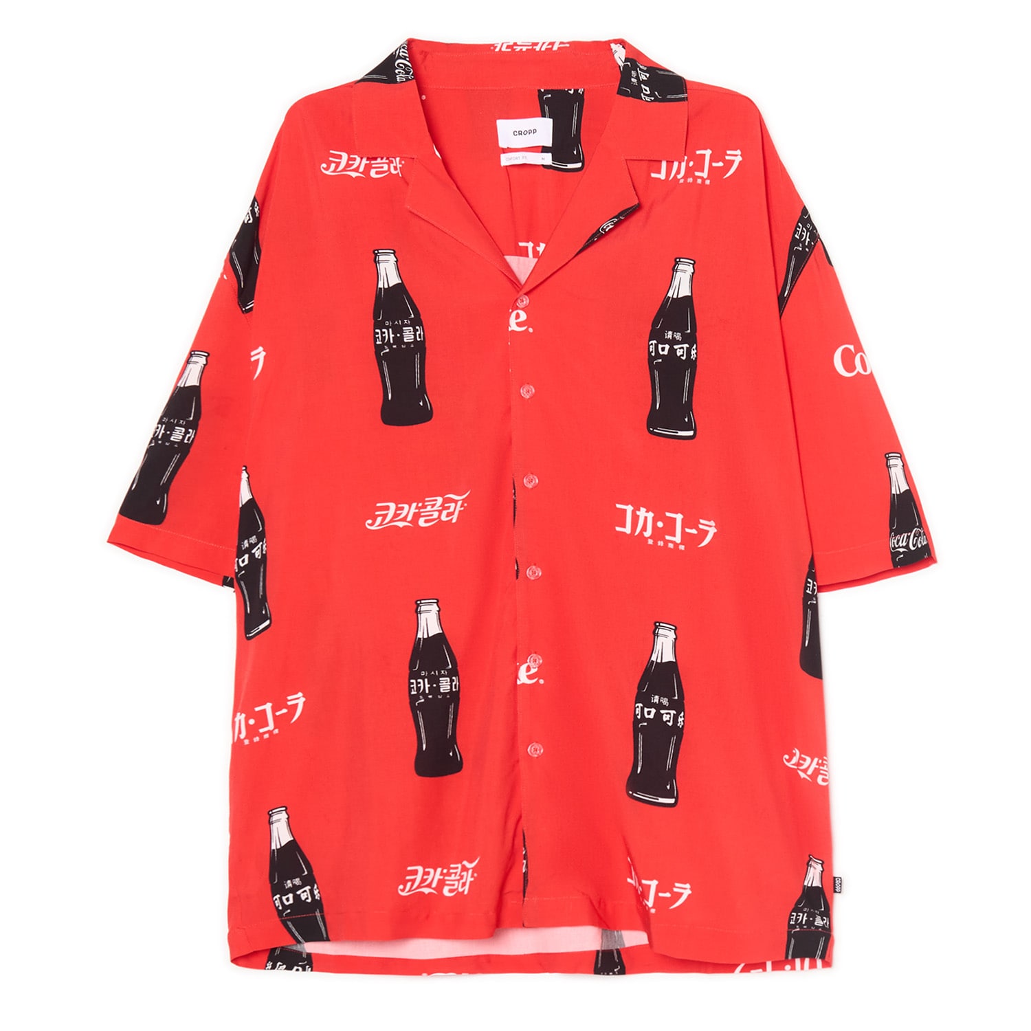 Cropp - Риза С Цялостен Принт Coca-cola