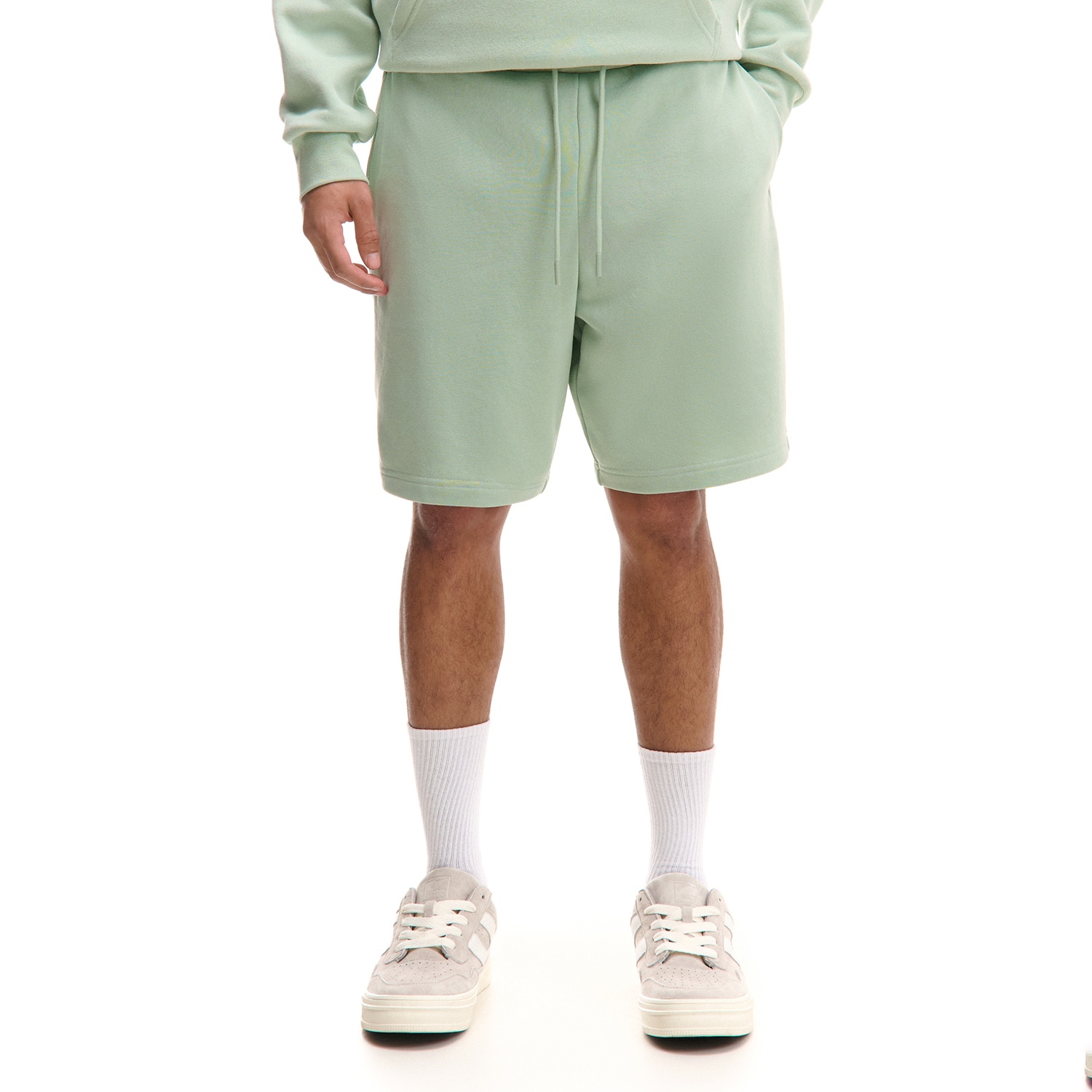 Cropp - Трикотажен къси панталонки - светлозелено