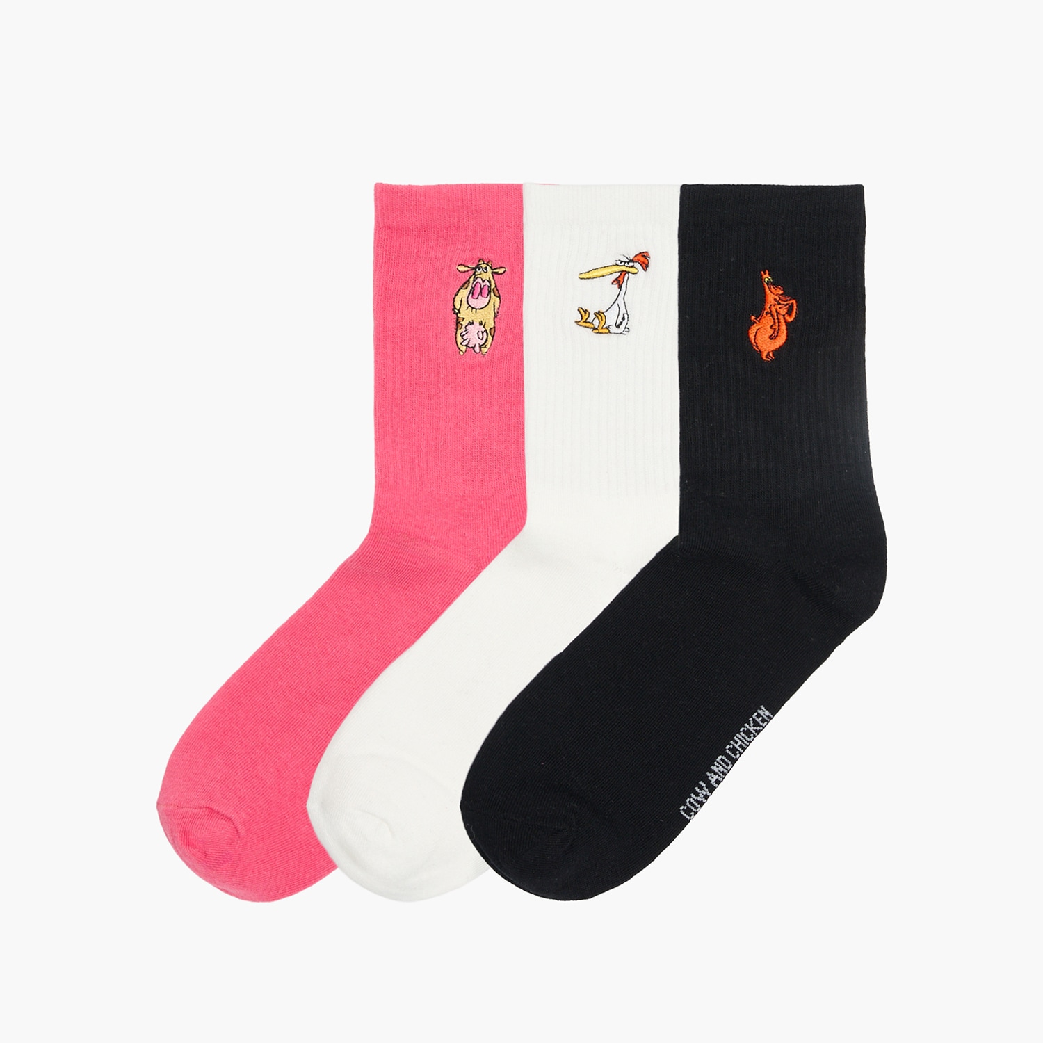 Cropp - 3 Чифта Чорапи Cow & Chicken