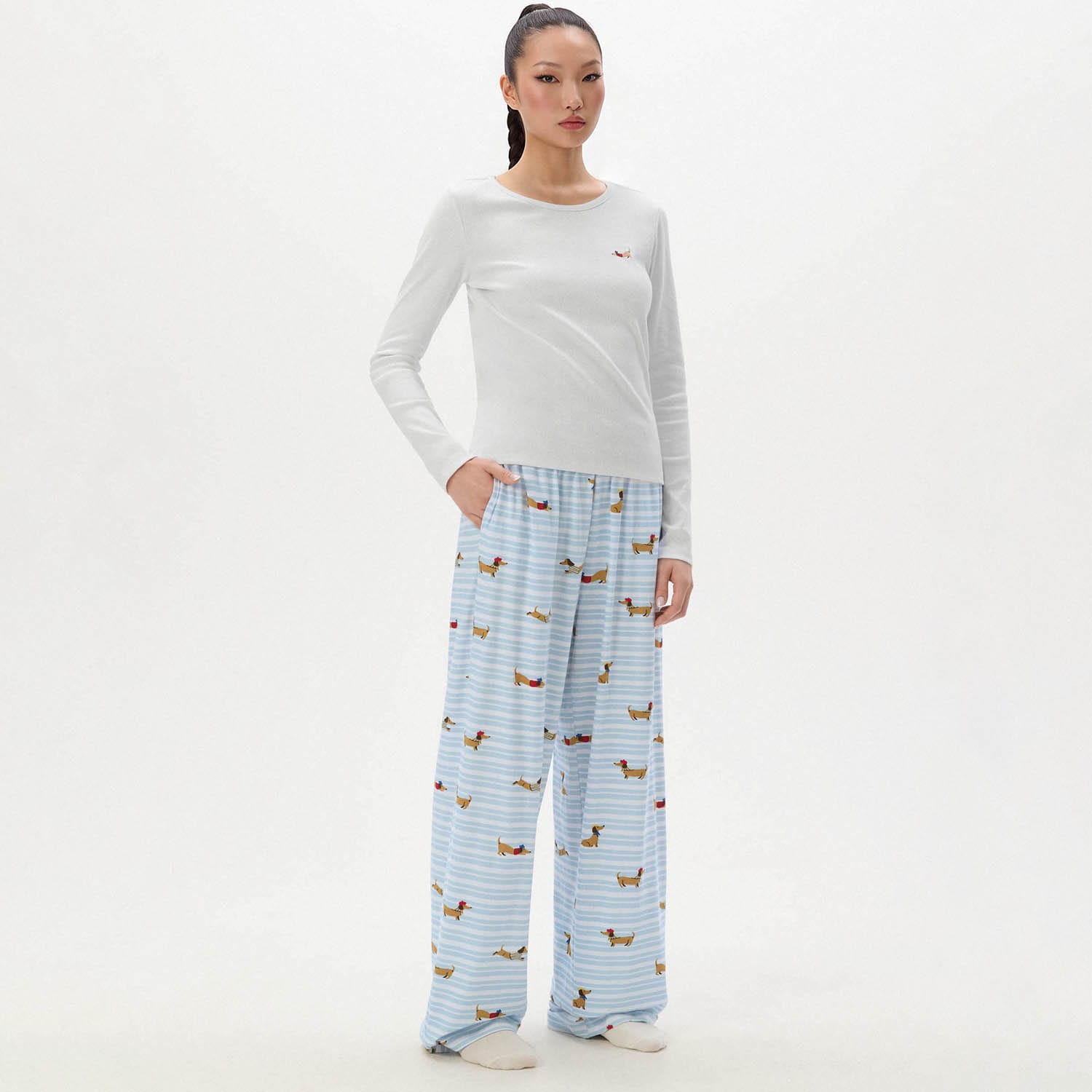 Cropp - Пижама от две части - многоцветен