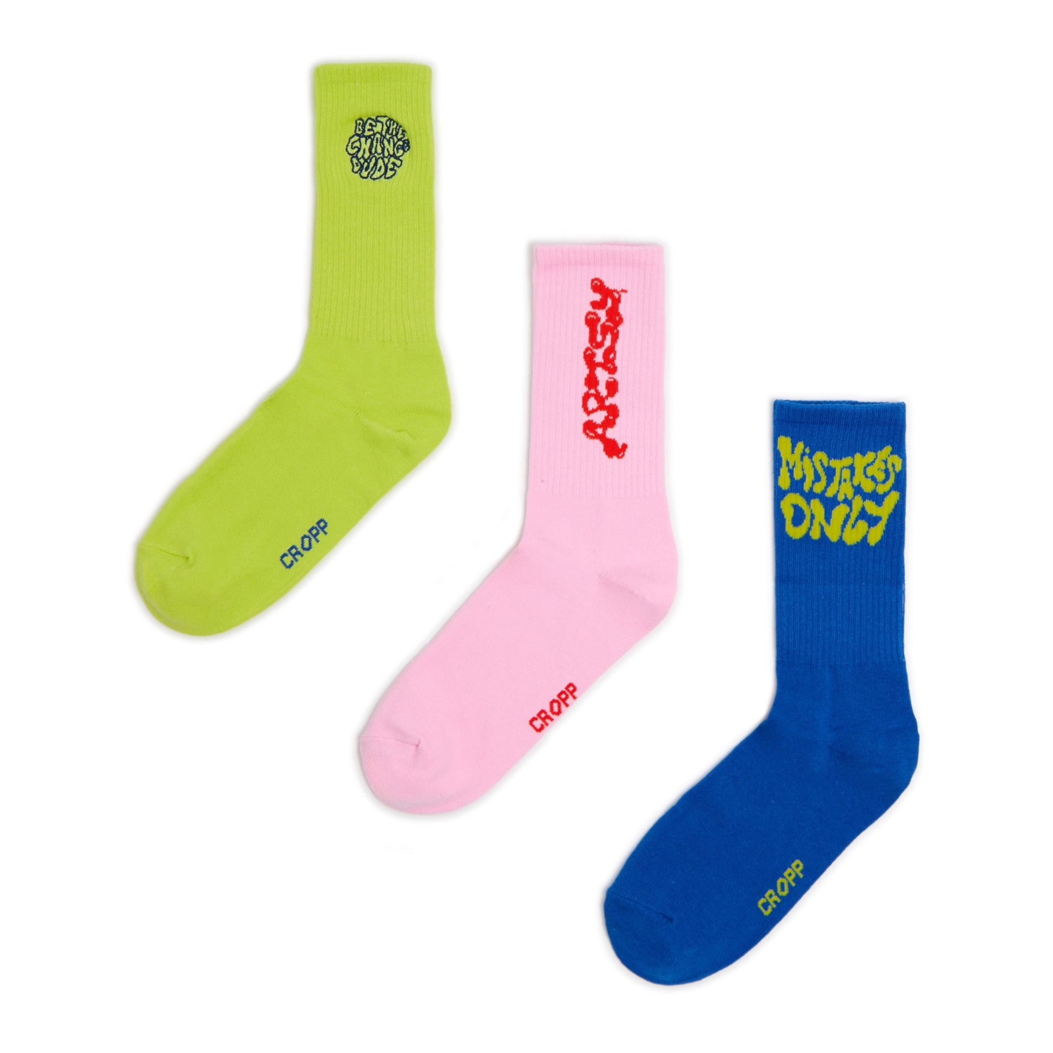 Cropp - Дълги чорапи 3 чифта - многоцветен