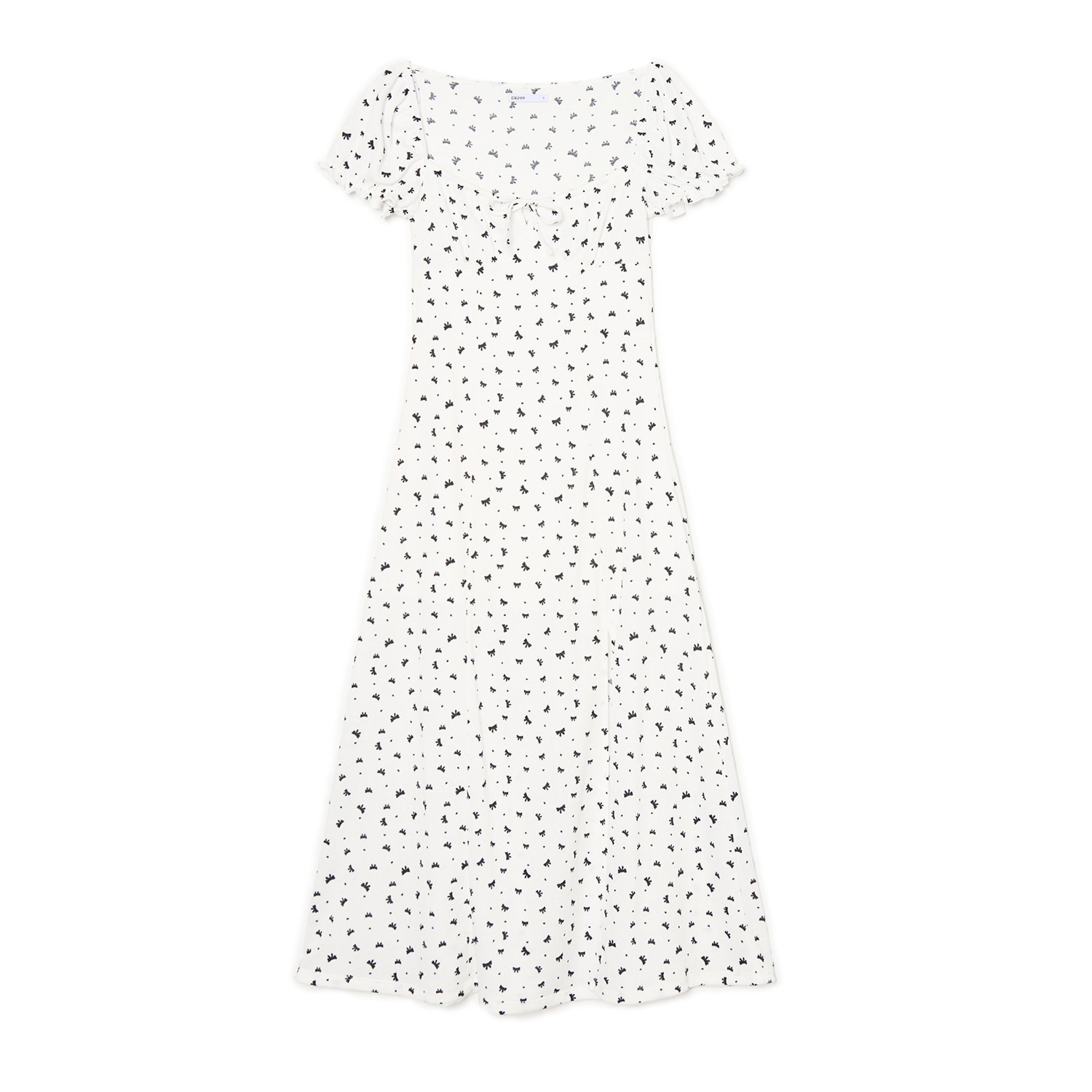 Cropp - Pокля с цялостен принт - кремаво