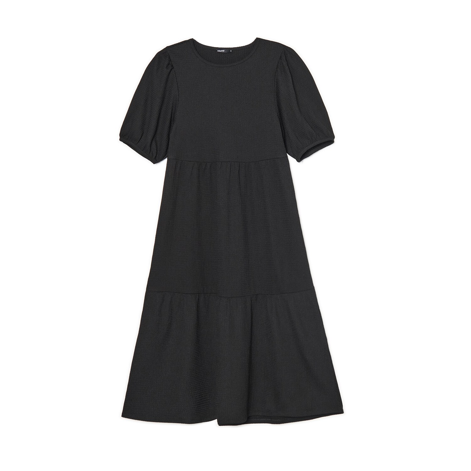 Cropp - Черна миди рокля - черeн