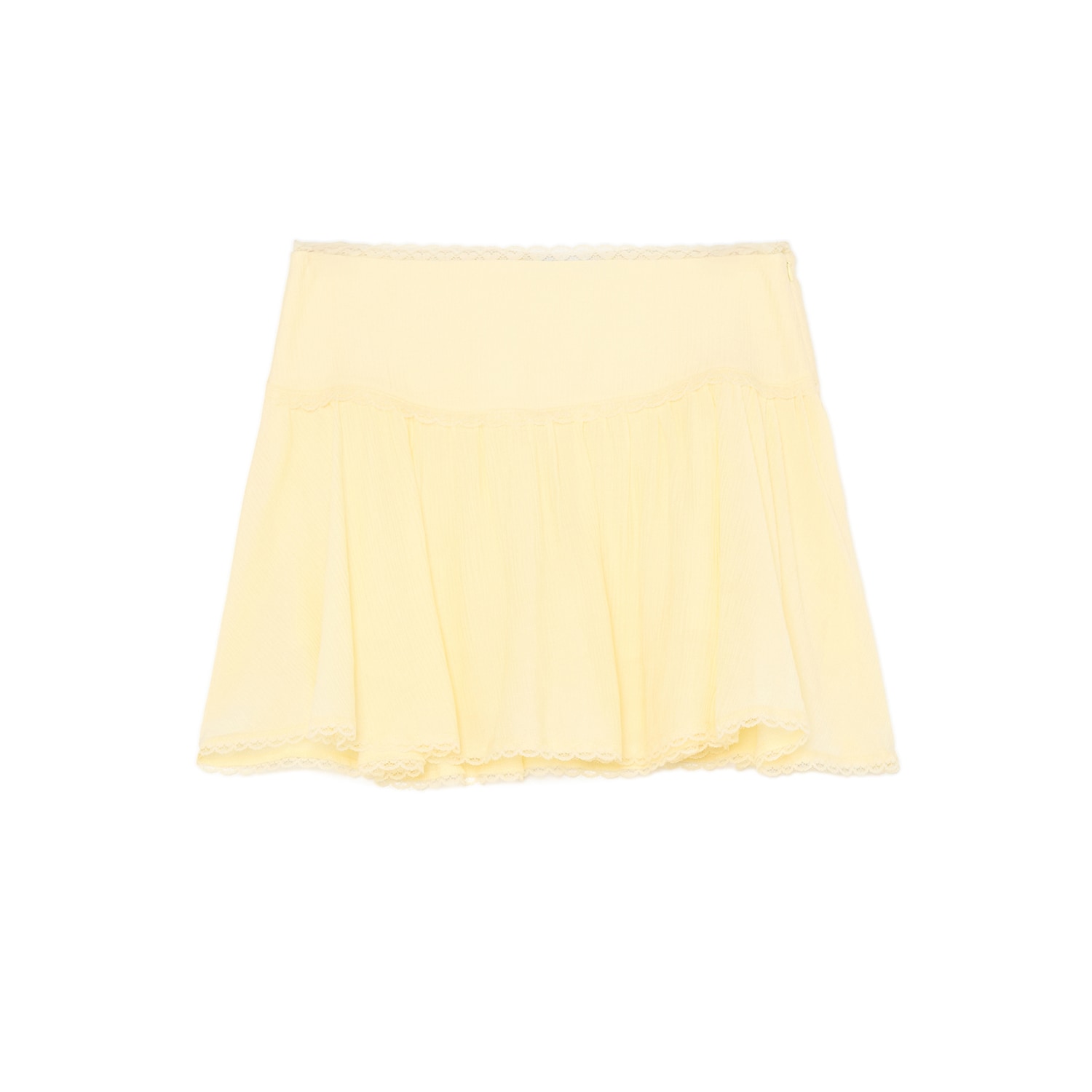 Cropp - Мини пола - телесен цвят