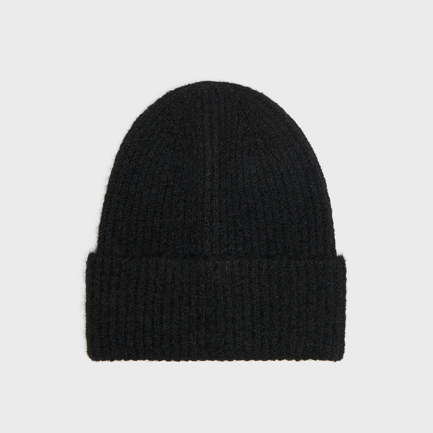 Cropp - Черна шапка beanie - черeн