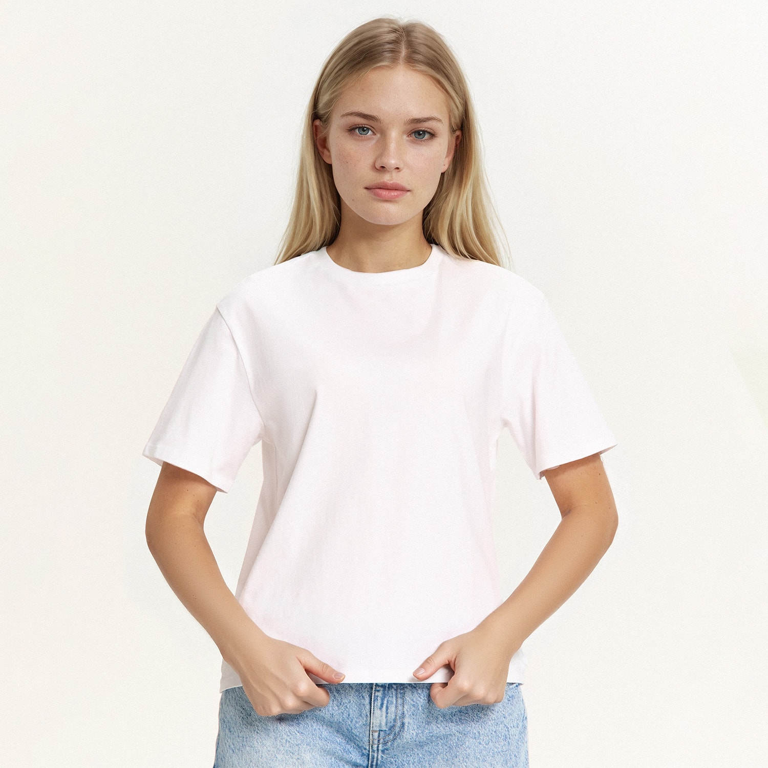 Cropp - Изчистена тениска basic - бял