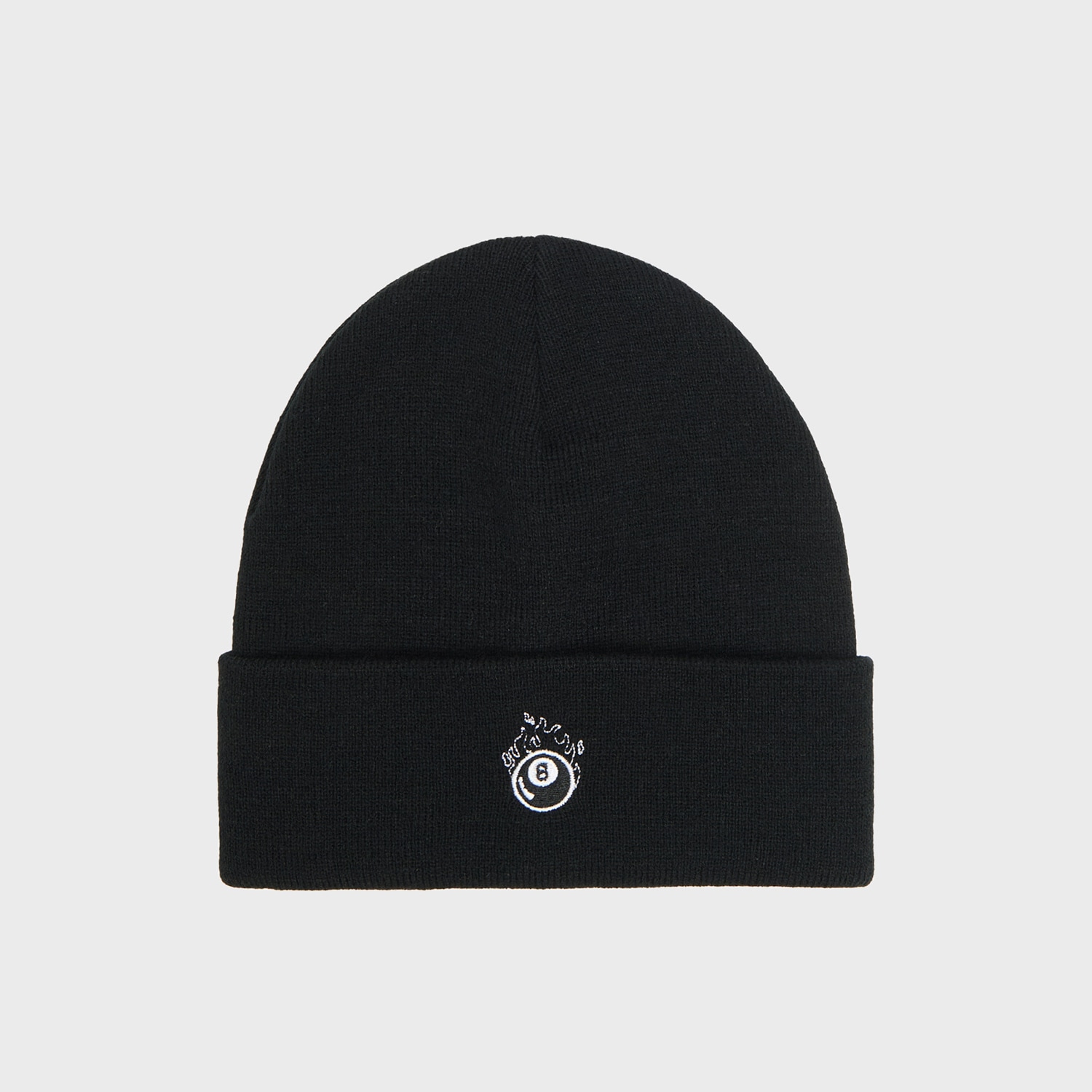 Cropp - Черна шапка beanie с нашивка - черeн