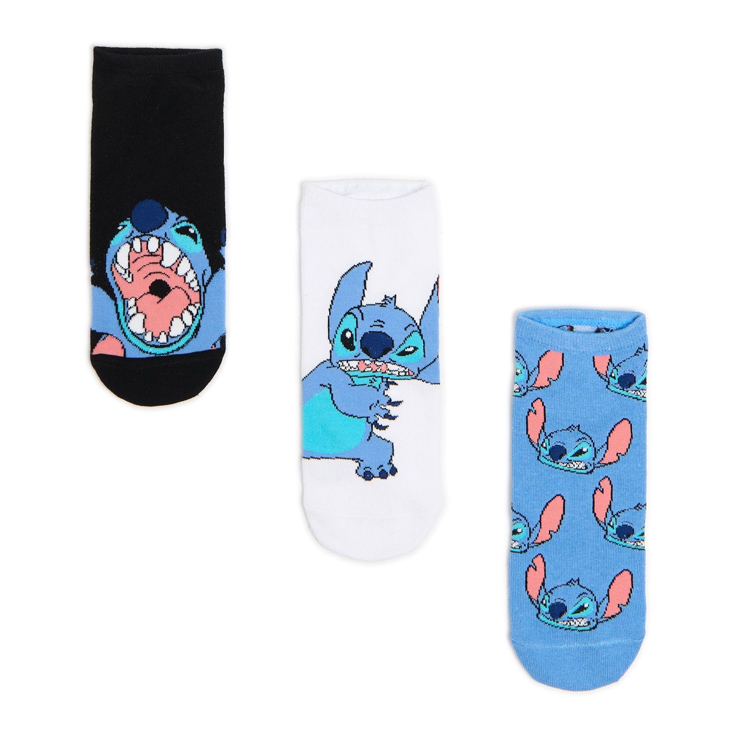 Cropp - 3 чифта чорапи без конч Lilo & Stich - cин