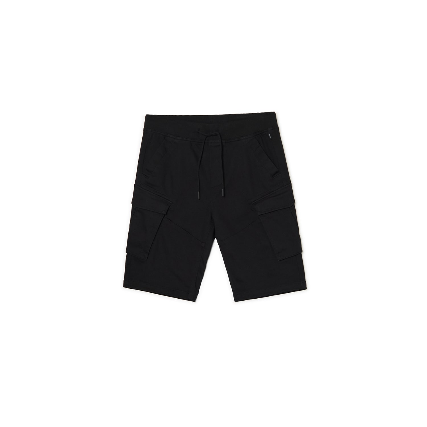 Cropp - Къси панталонки с карго джобове - черeн