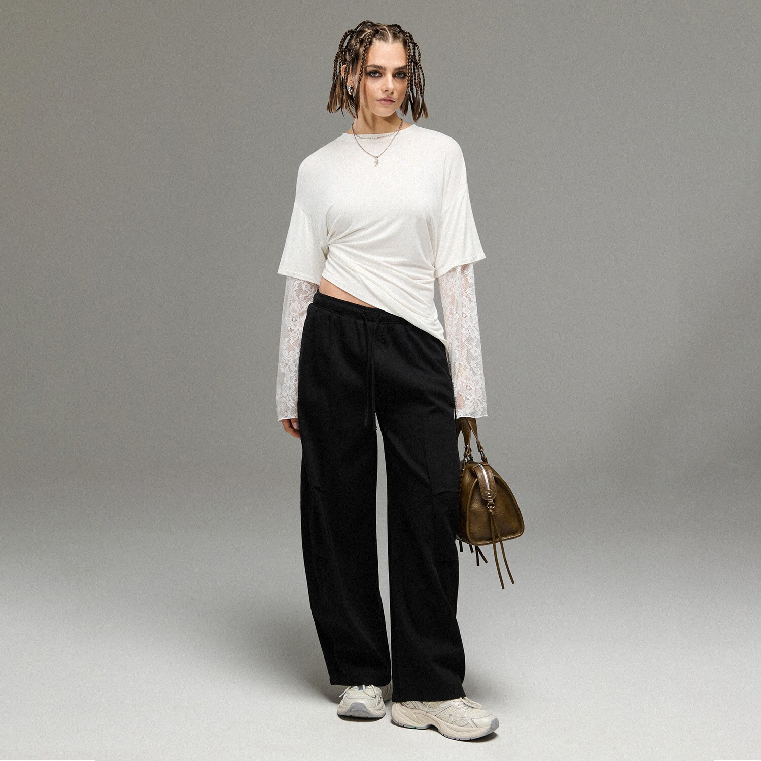 Cropp - Baggy панталони - черeн