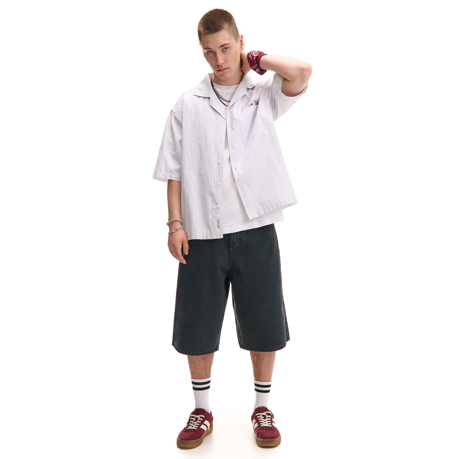 Cropp - Дънкови къси панталони - черeн