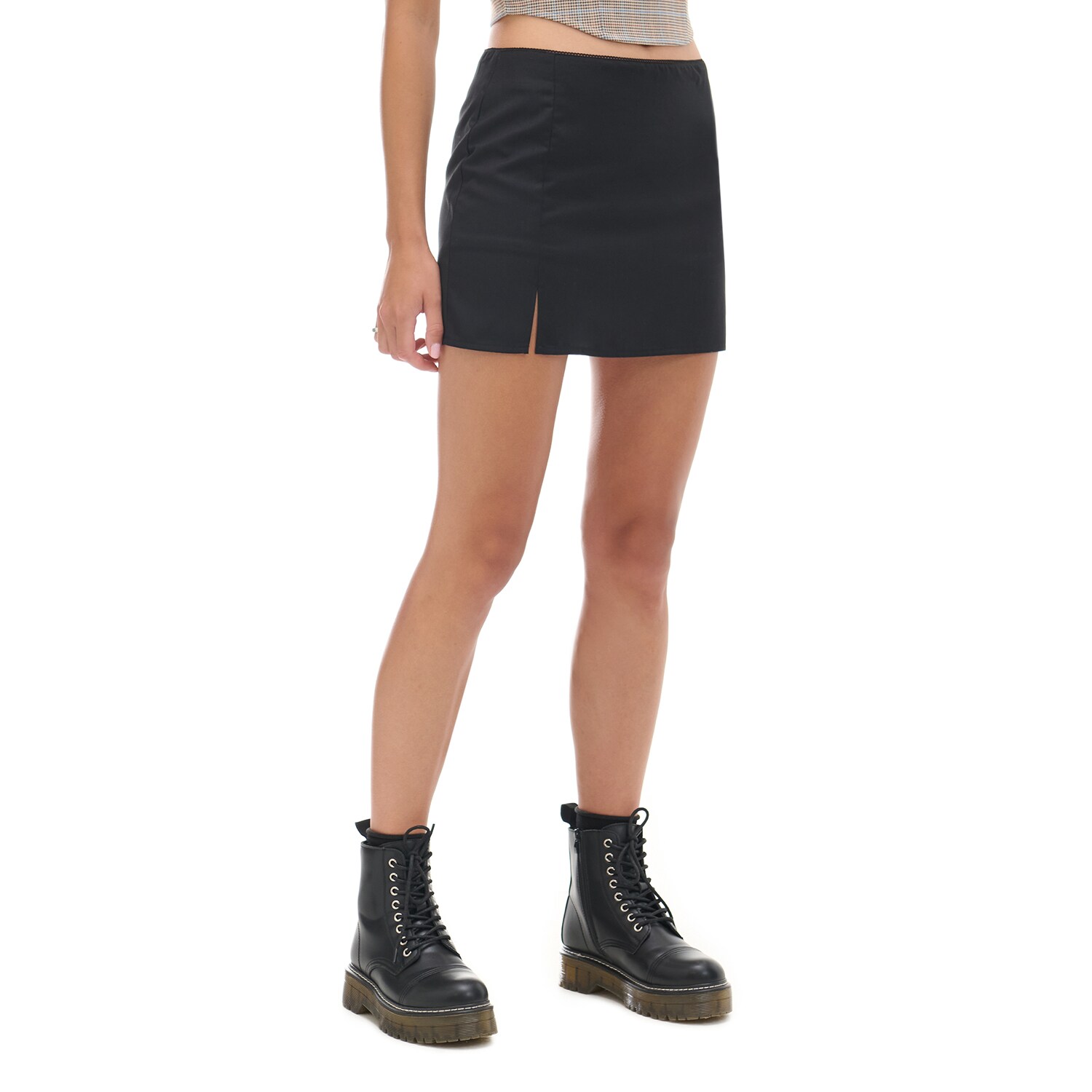 Cropp - Mini пола - черeн