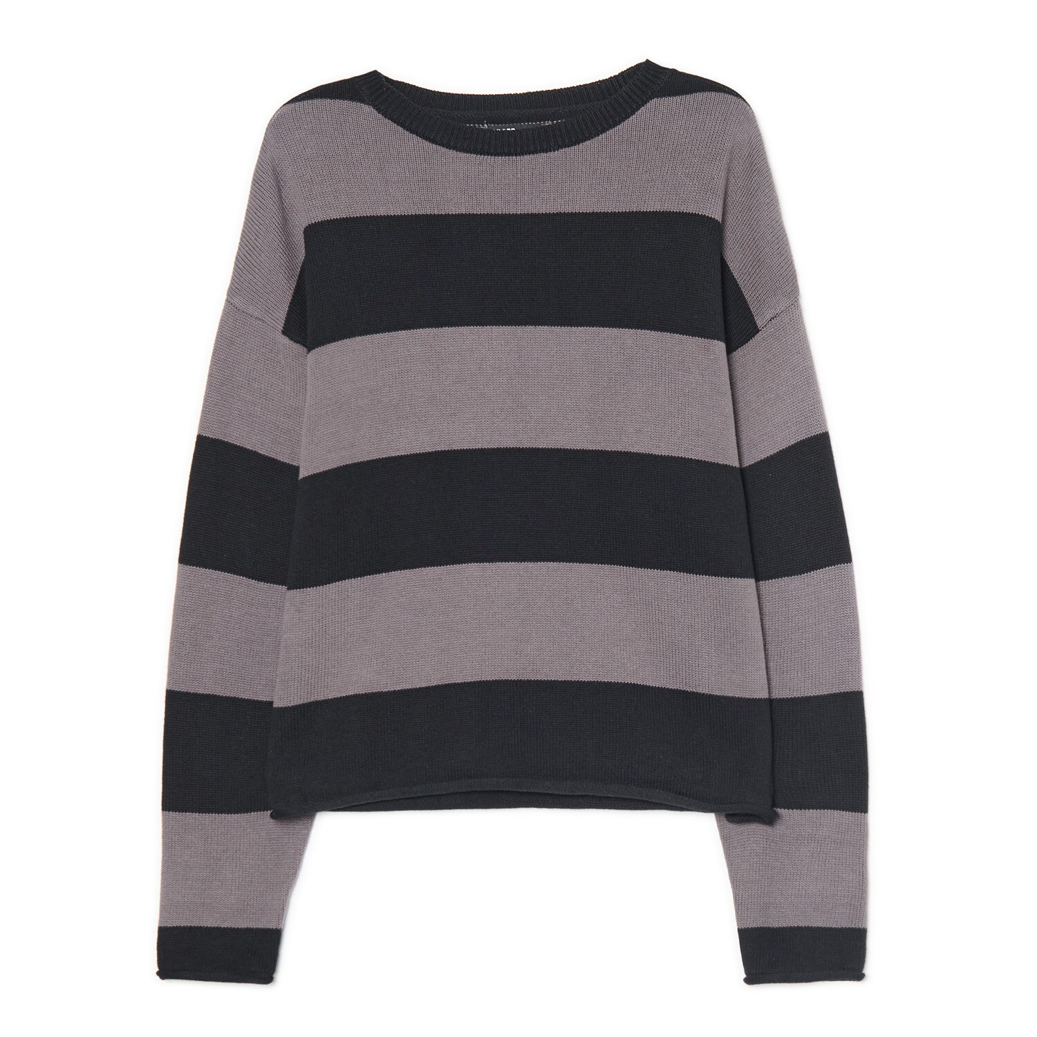 Cropp - Пуловер на райе - тъмносиво