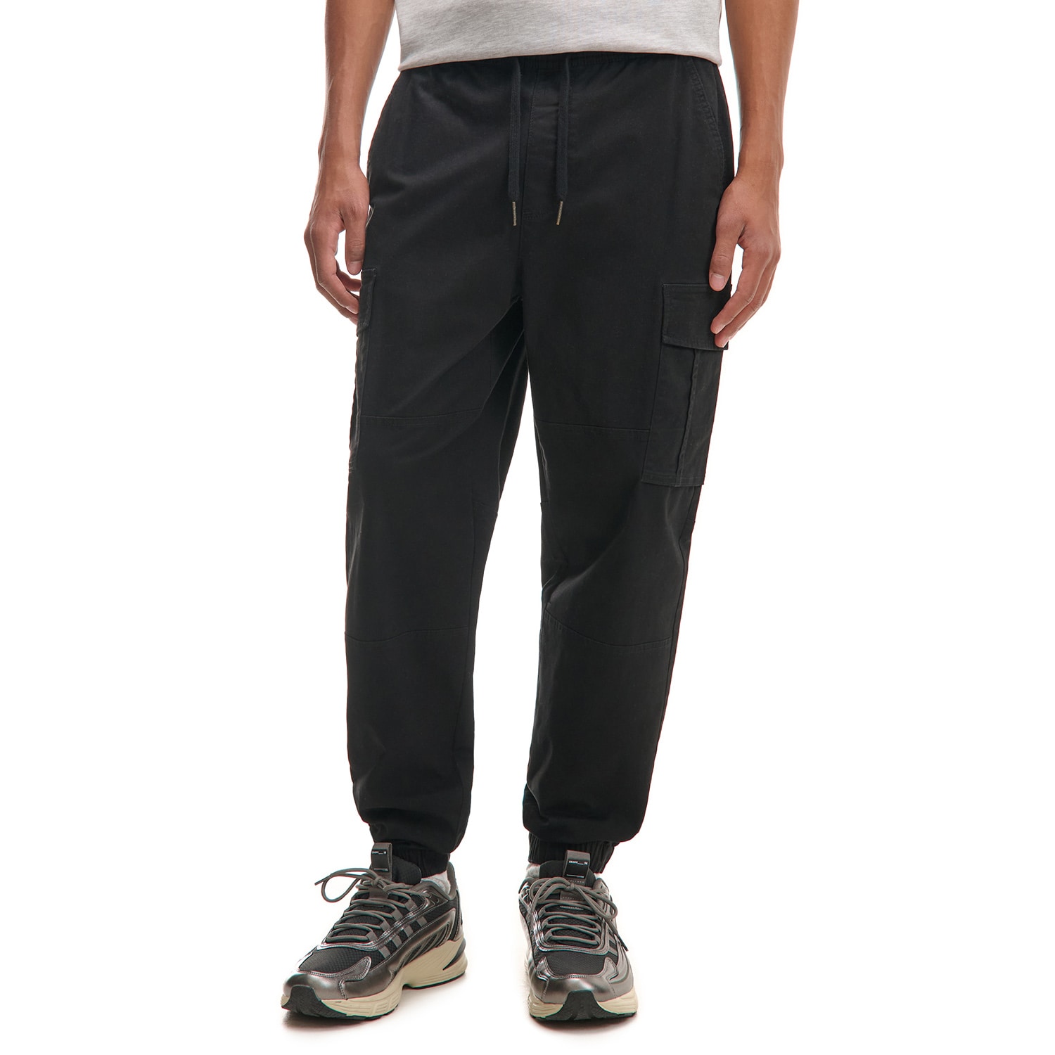 Cropp - Джогър с карго джобове - черeн