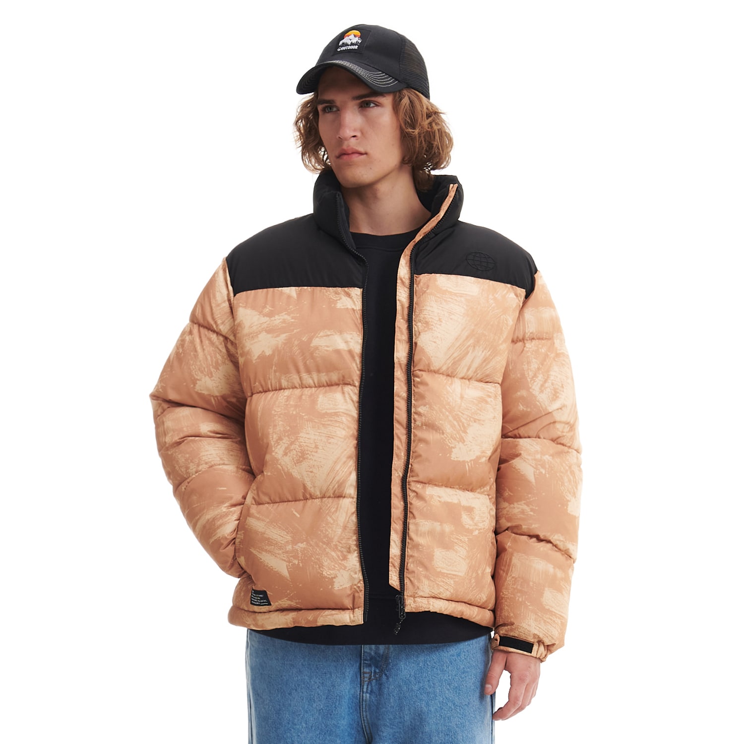 Cropp - Ватирано яке - златистокафяво