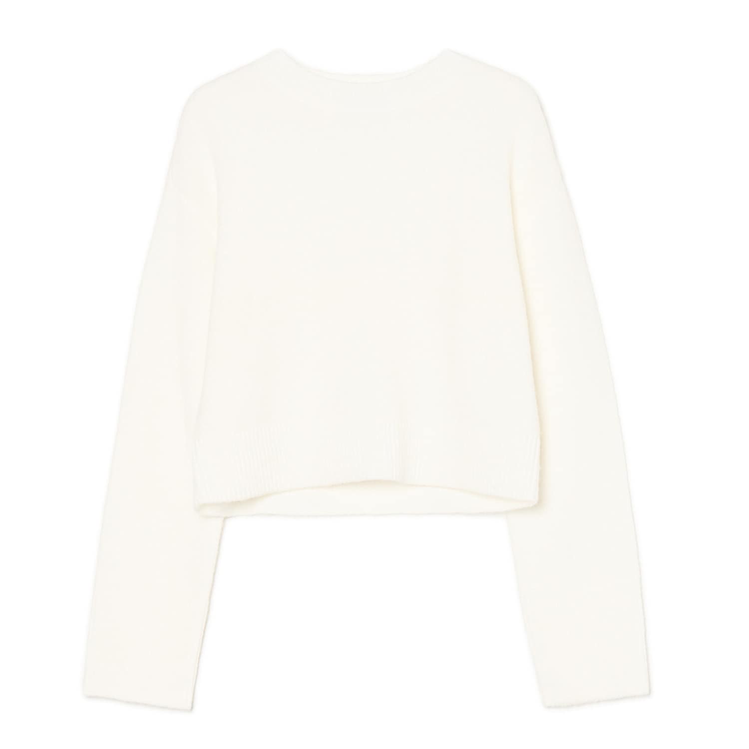 Cropp - Пуловер - бял