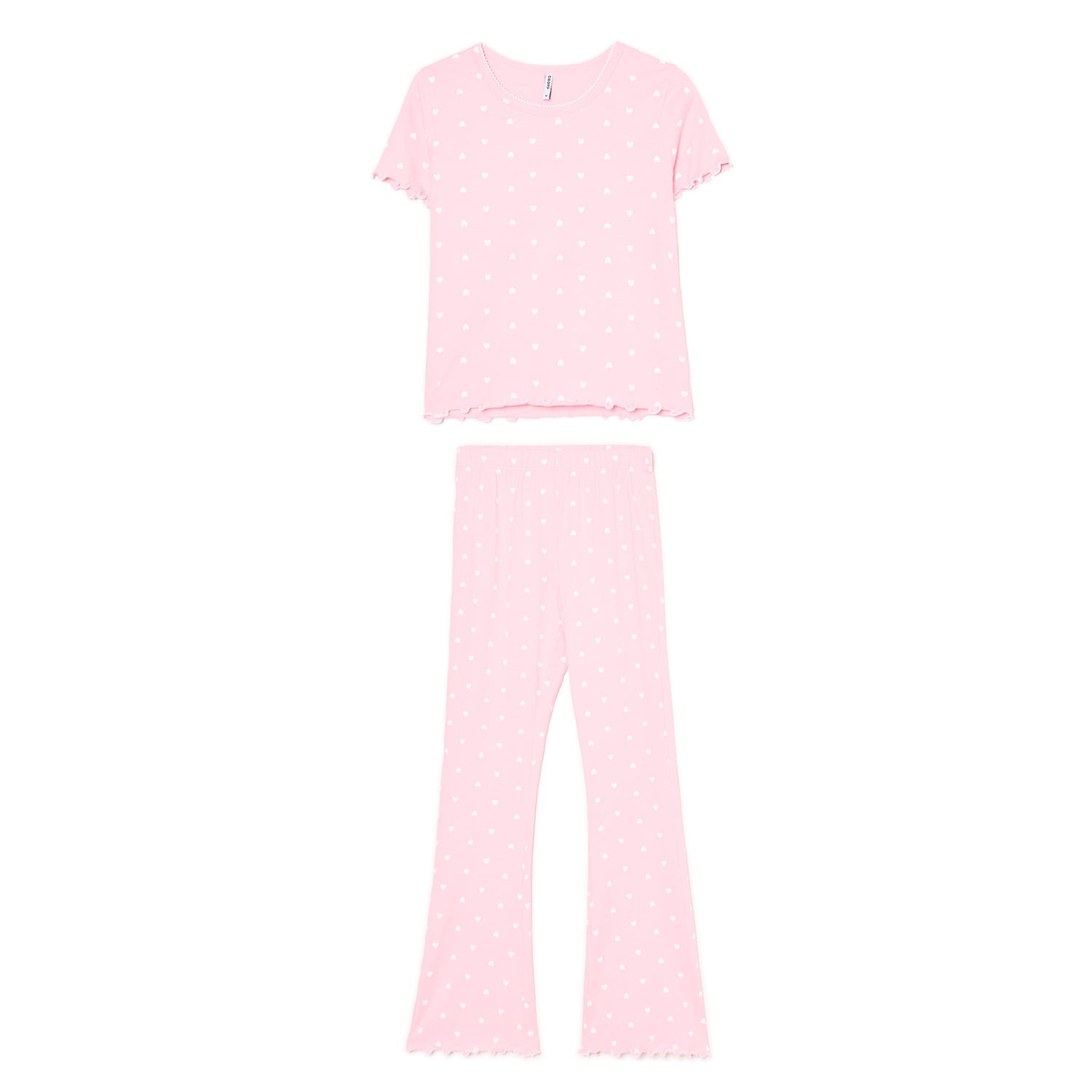 Cropp - Пижама от две части - розов