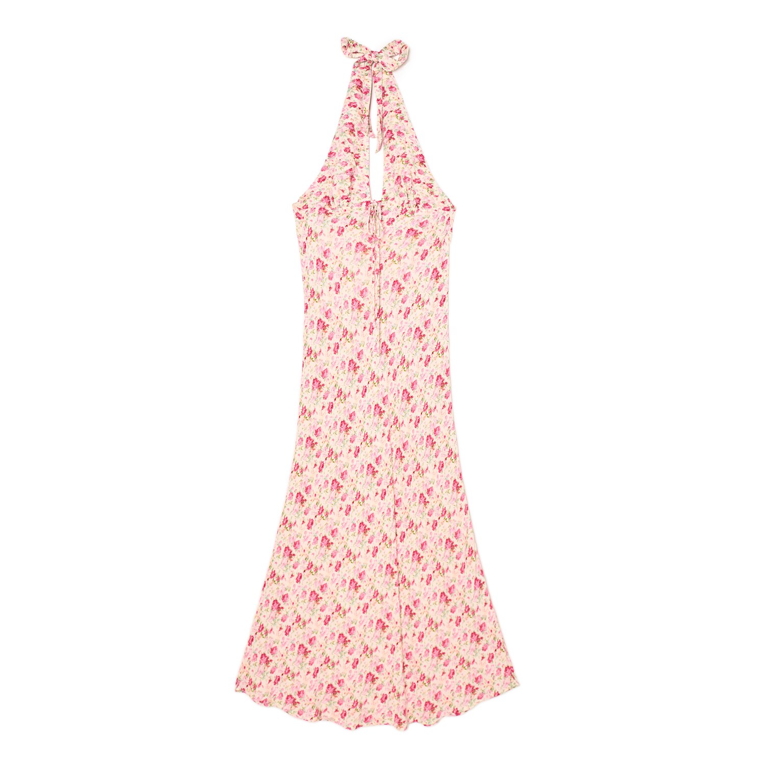 Cropp - Рокля с флорални мотиви - пастелнорозово