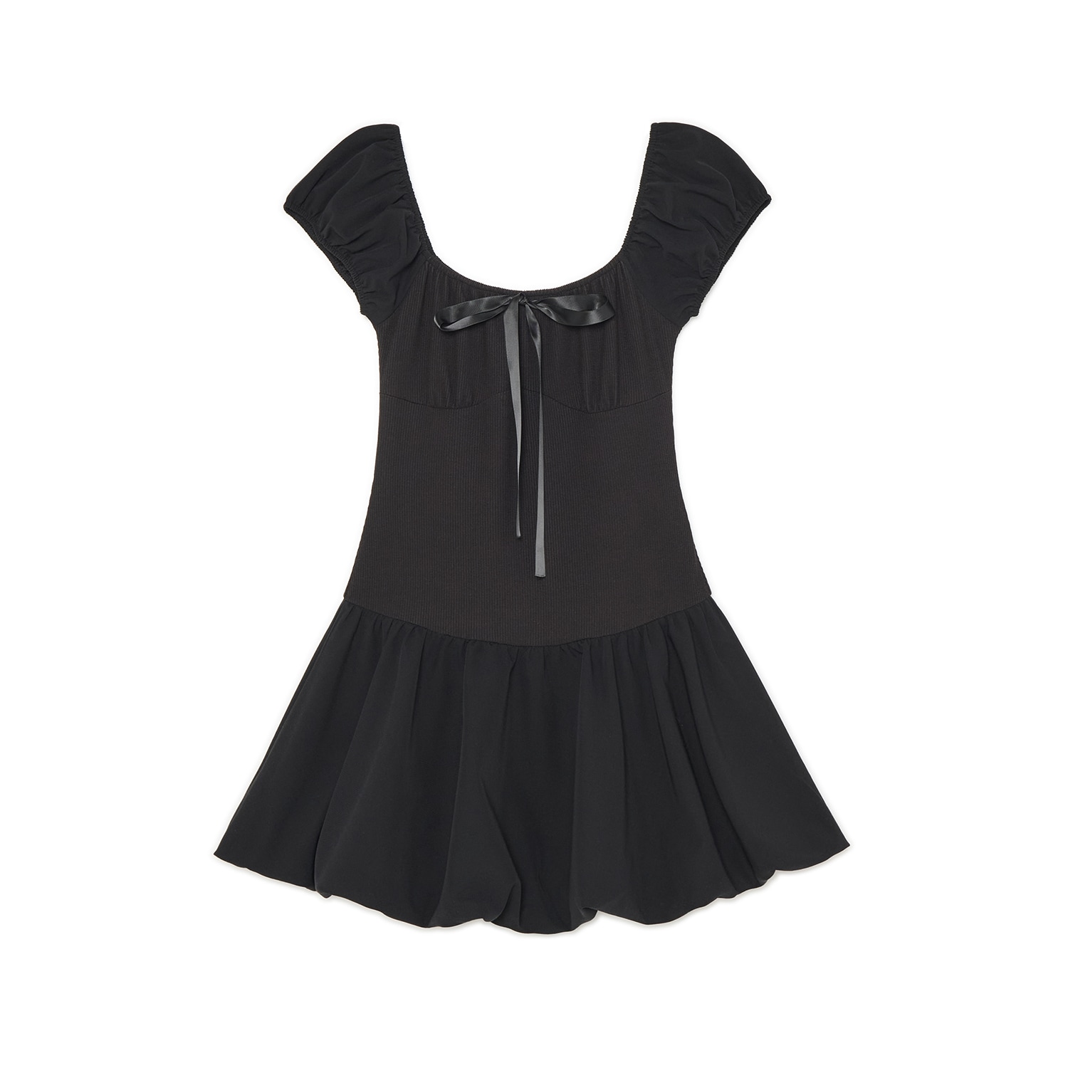 Cropp - Мини рокля - черeн