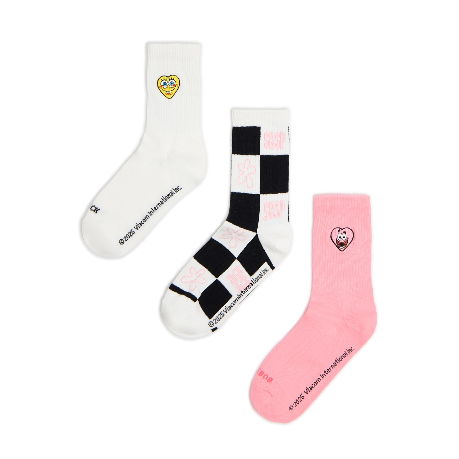 Cropp - 3 чифта чорапи SpongeBob SquarePants - многоцветен