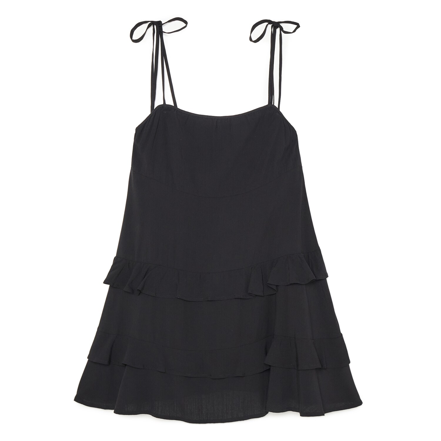 Cropp - Мини рокля - черeн