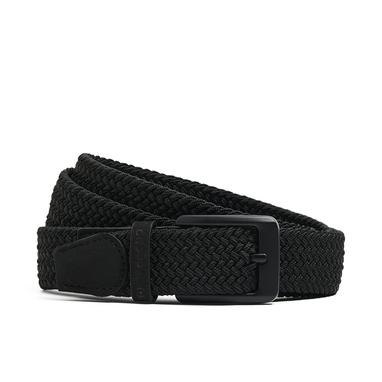 Cropp - Колан с оплетен ремък - черeн