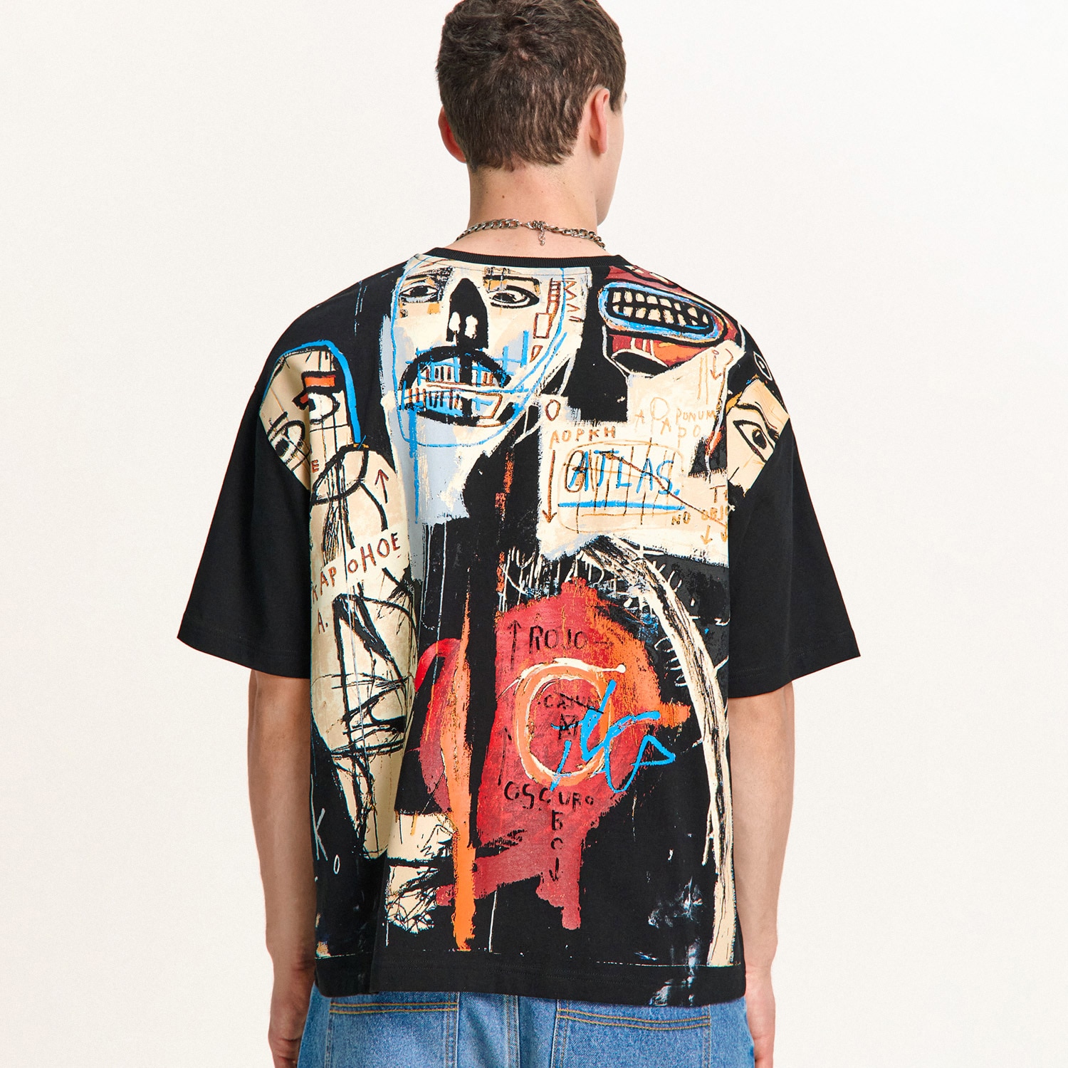 Cropp - Черна Тениска С Принт Jean-michel Basquiat