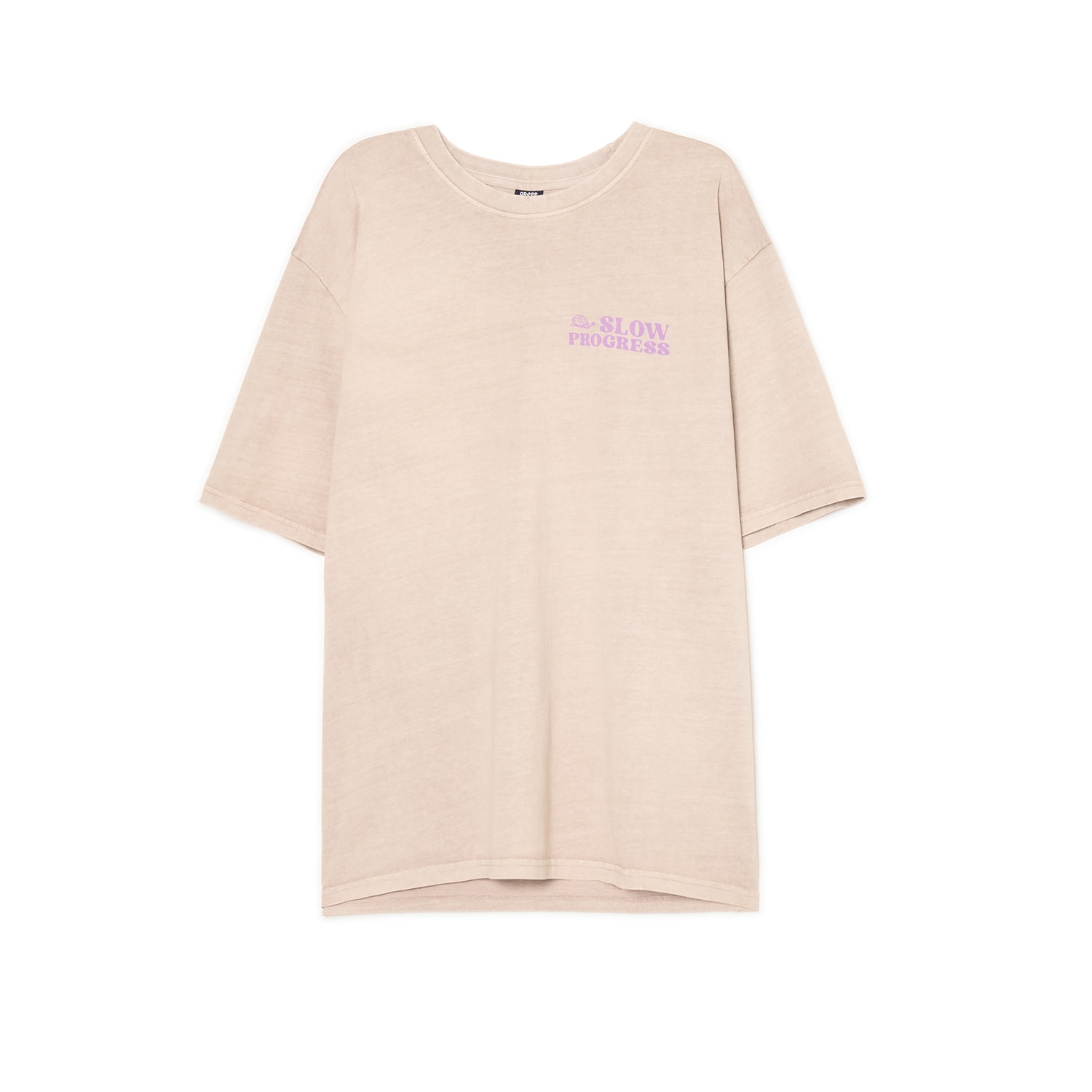 Cropp - Тениска с шарки - бежово